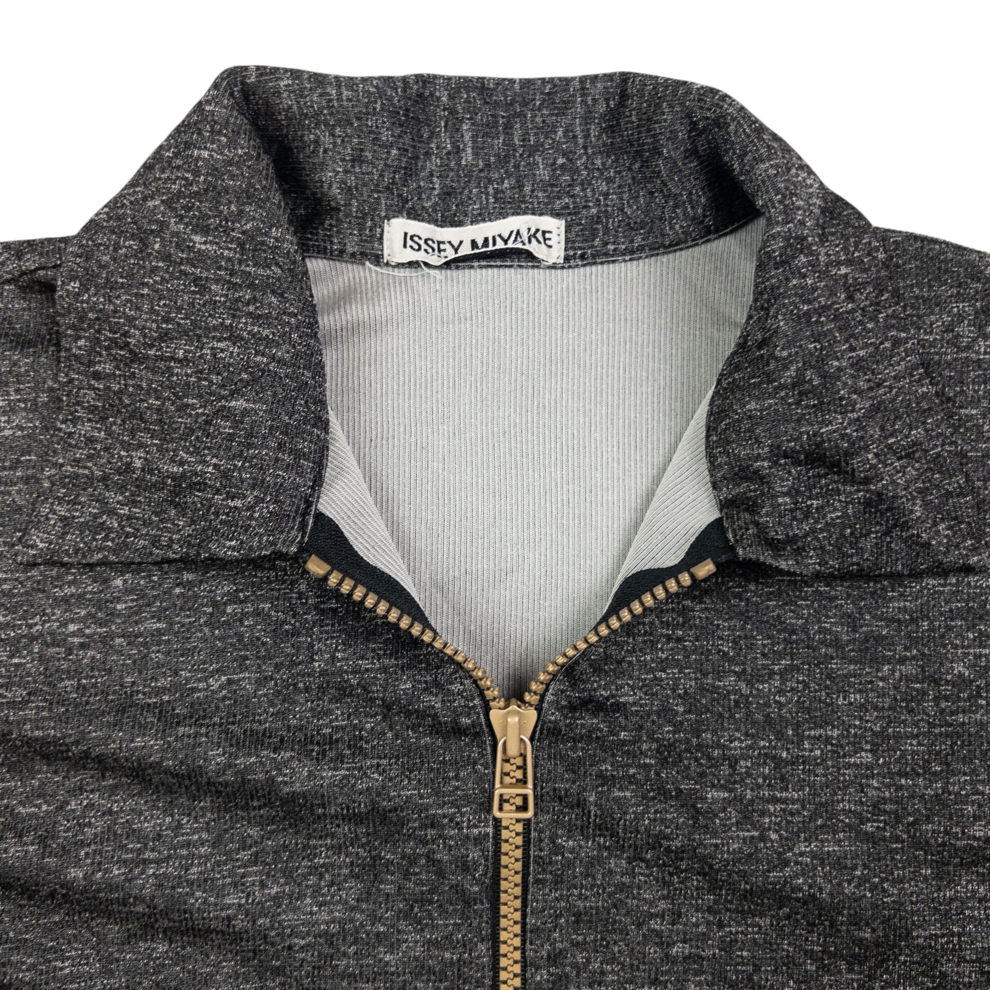 Vintage Issey Miyake Half Zip Zip Stretch Sweatshirt Size S