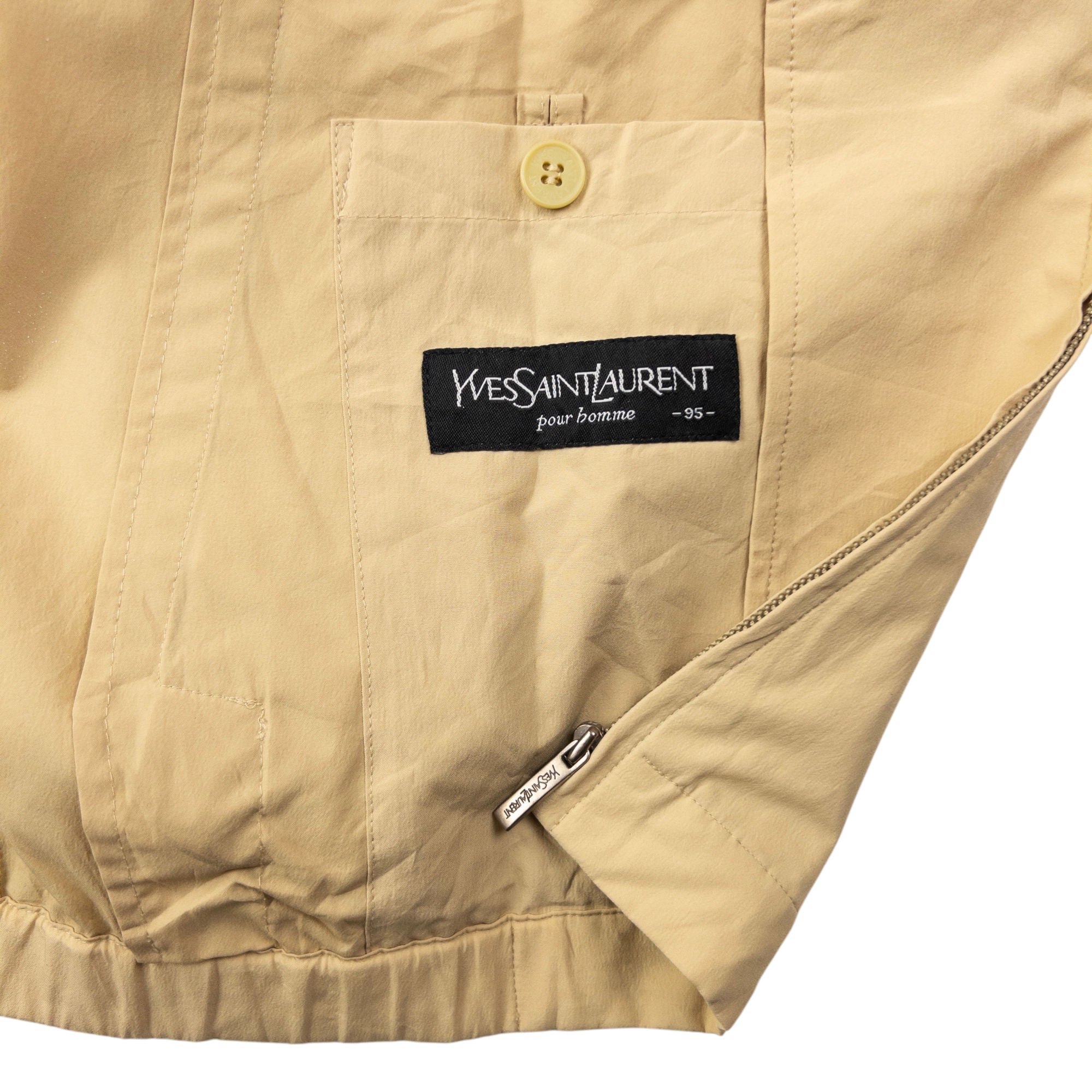 Vintage YSL Yves Saint Laurent Harrington Jacket Size S
