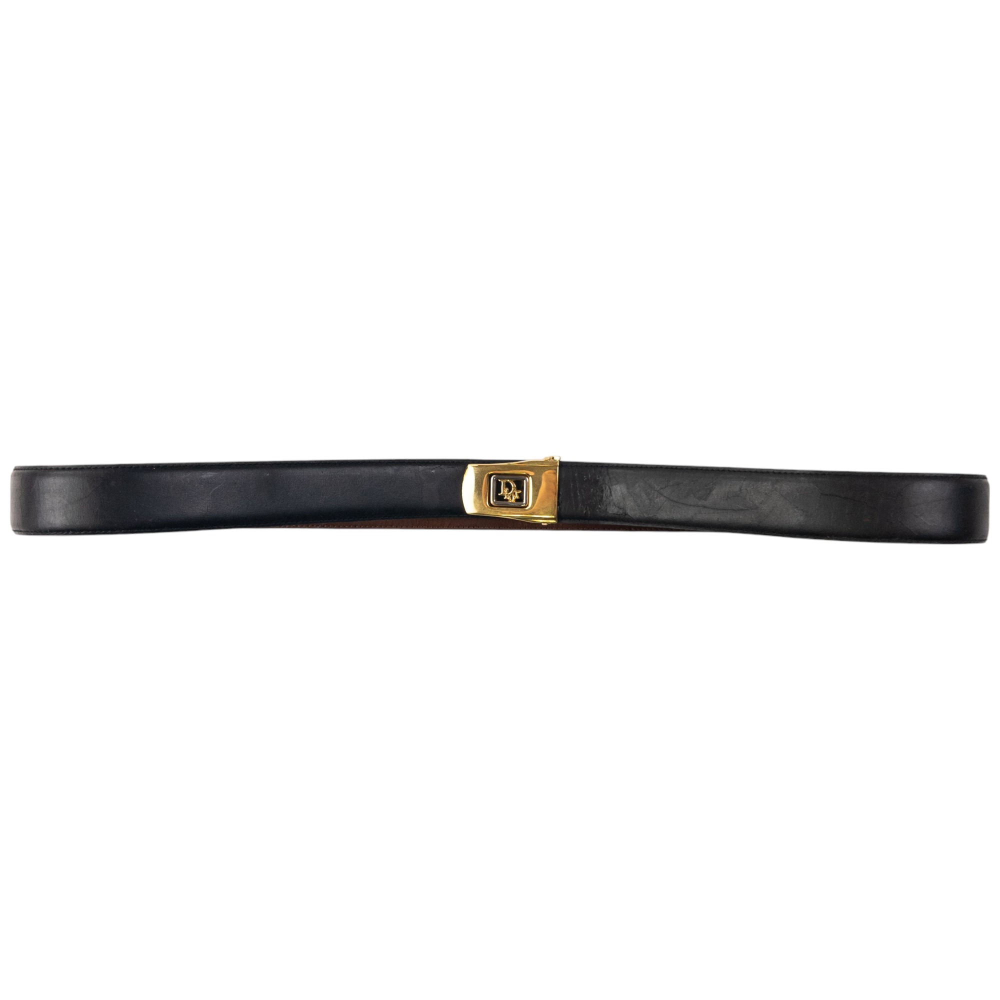 Vintage Dior Leather Belt Size W38
