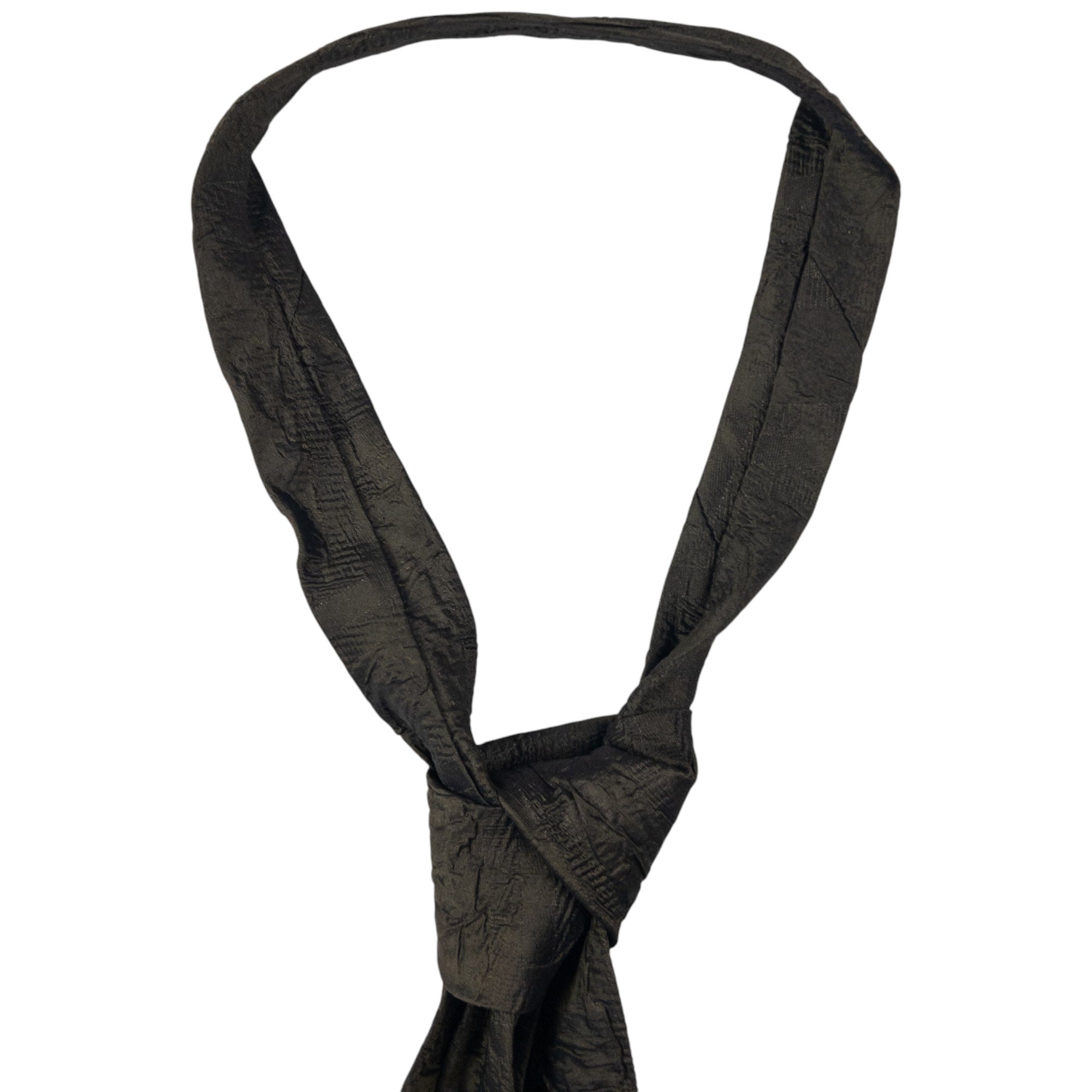 Vintage Issey Miyake Crinkle Silk Tie