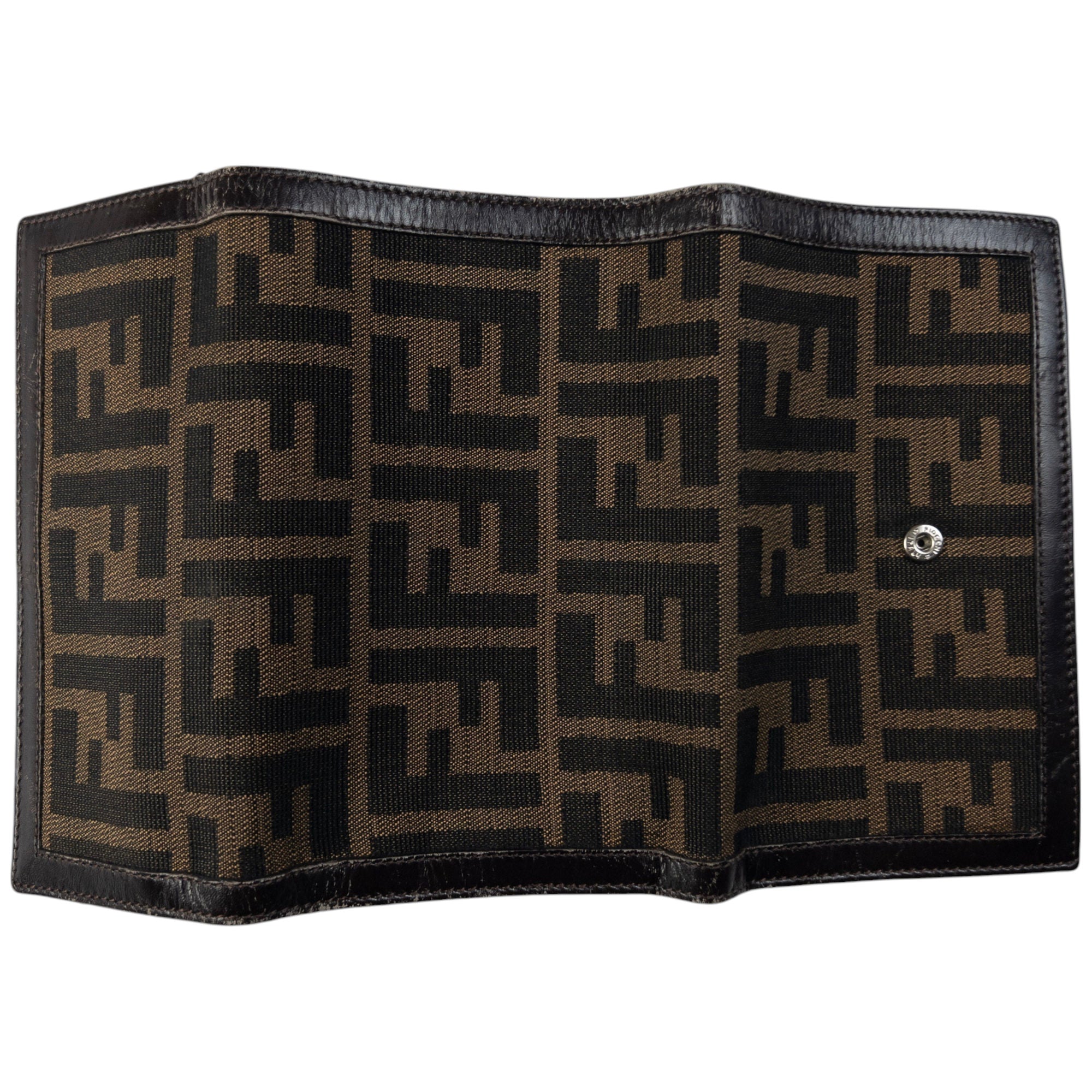 Vintage Fendi Monogram Tri-Fold Wallet