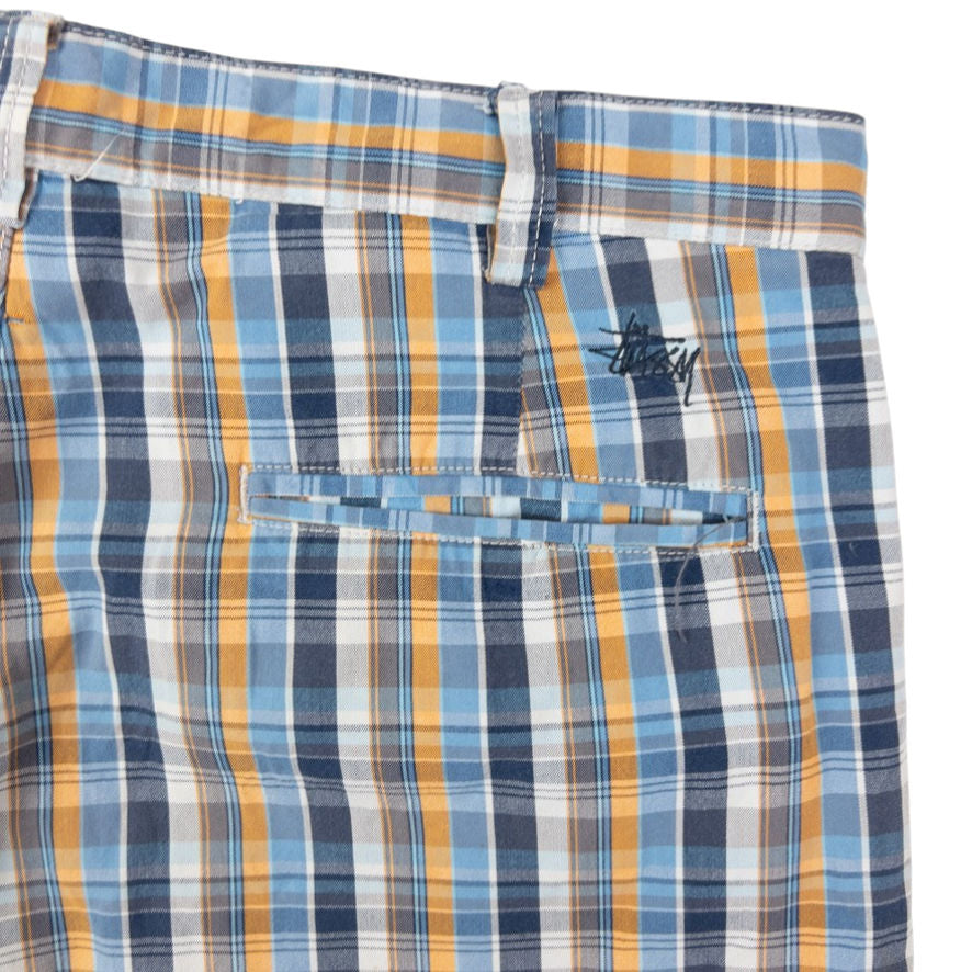 Vintage Stussy Checked Shorts Size W34