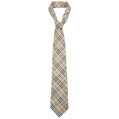 Vintage Burberry Nova Check Silk Tie