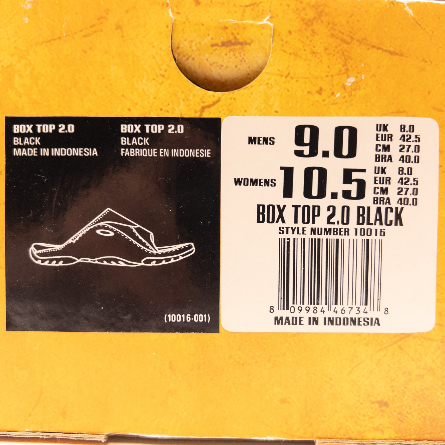 Vintage Oakley Box Top 2.0 Sliders Size UK 8