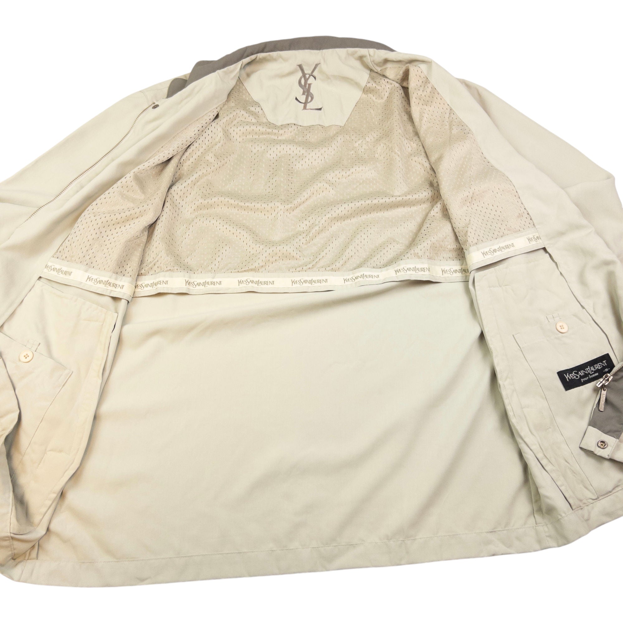 Vintage YSL Yves Saint Laurent Harrington Jacket Size M