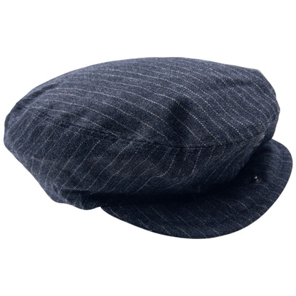 Vintage Dolce & Gabbana Striped Wool Flat Cap Hat