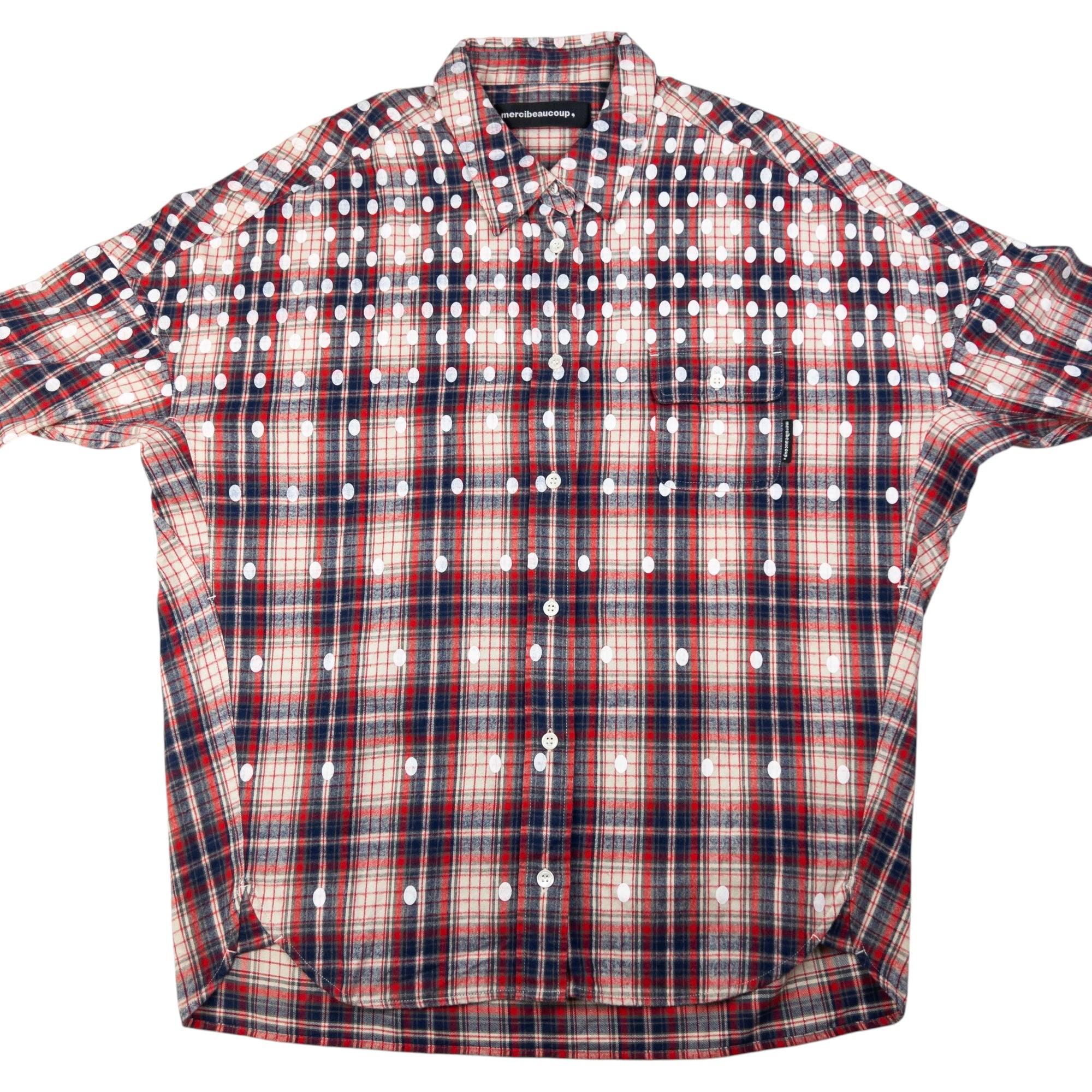 Vintage Mercibeaucoup By Issey Miyake Long Sleeve Button Up Shirt Size L