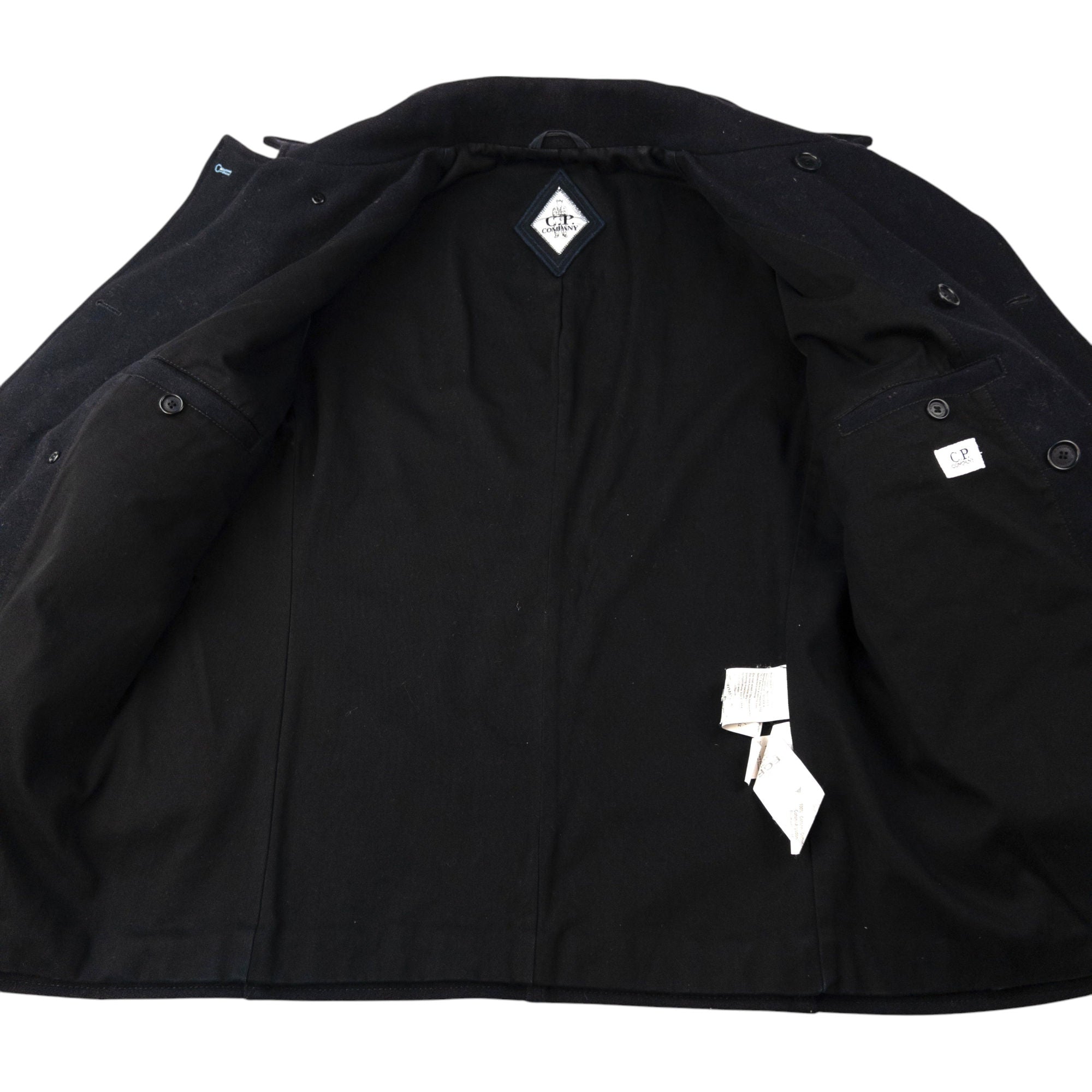 Vintage Cp Company Wool Peacoat Jacket Size L