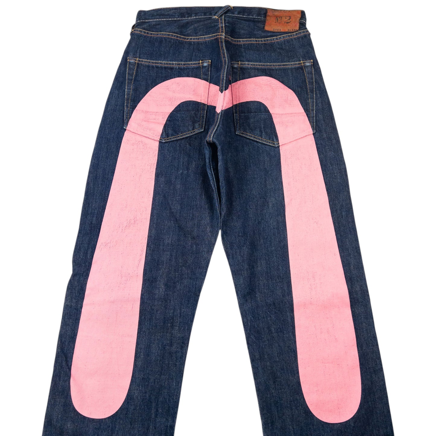 Vintage Evisu Painted Daicock Japanese Denim Jeans Size W29