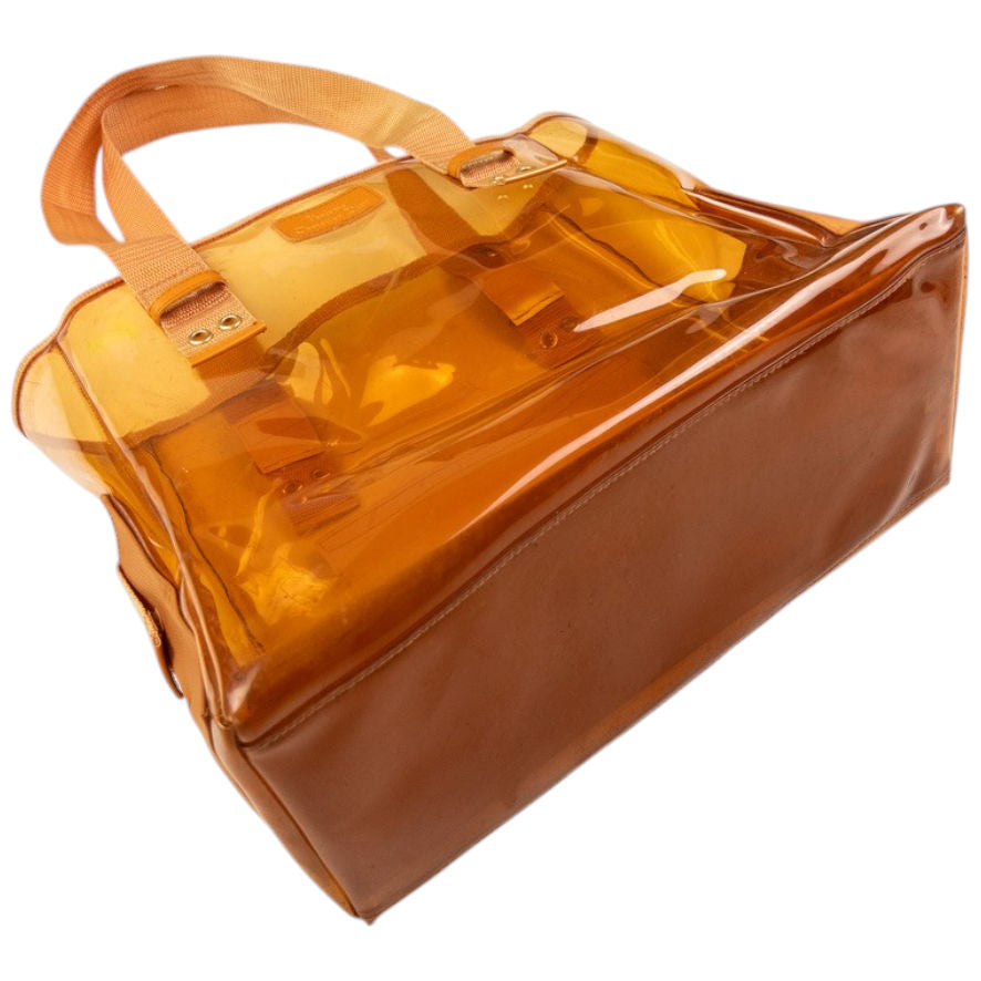 Vintage Dior Vinyl Tote Shoulder Bag
