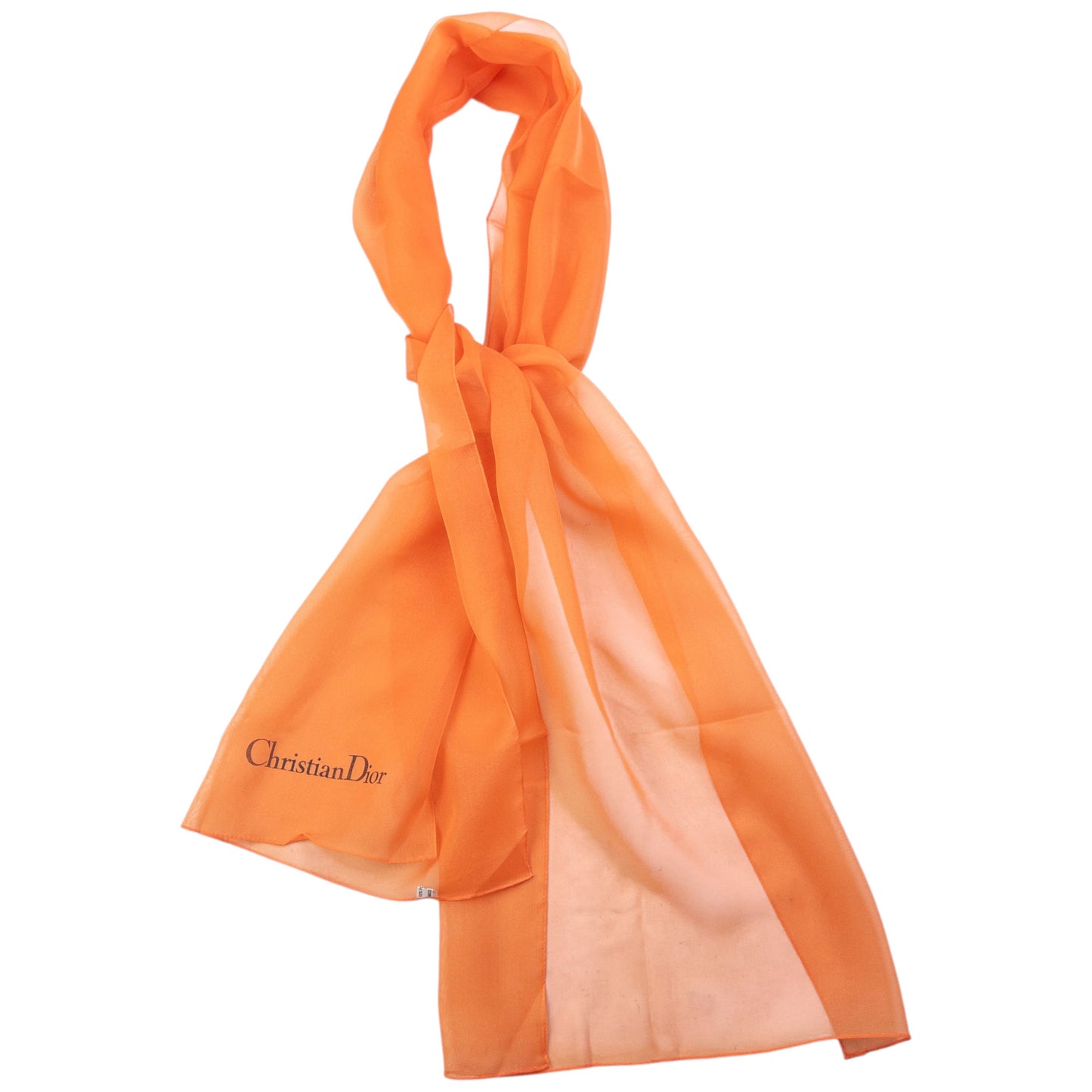 Vintage 90s Dior DUNE Sheer Chiffon Scarf