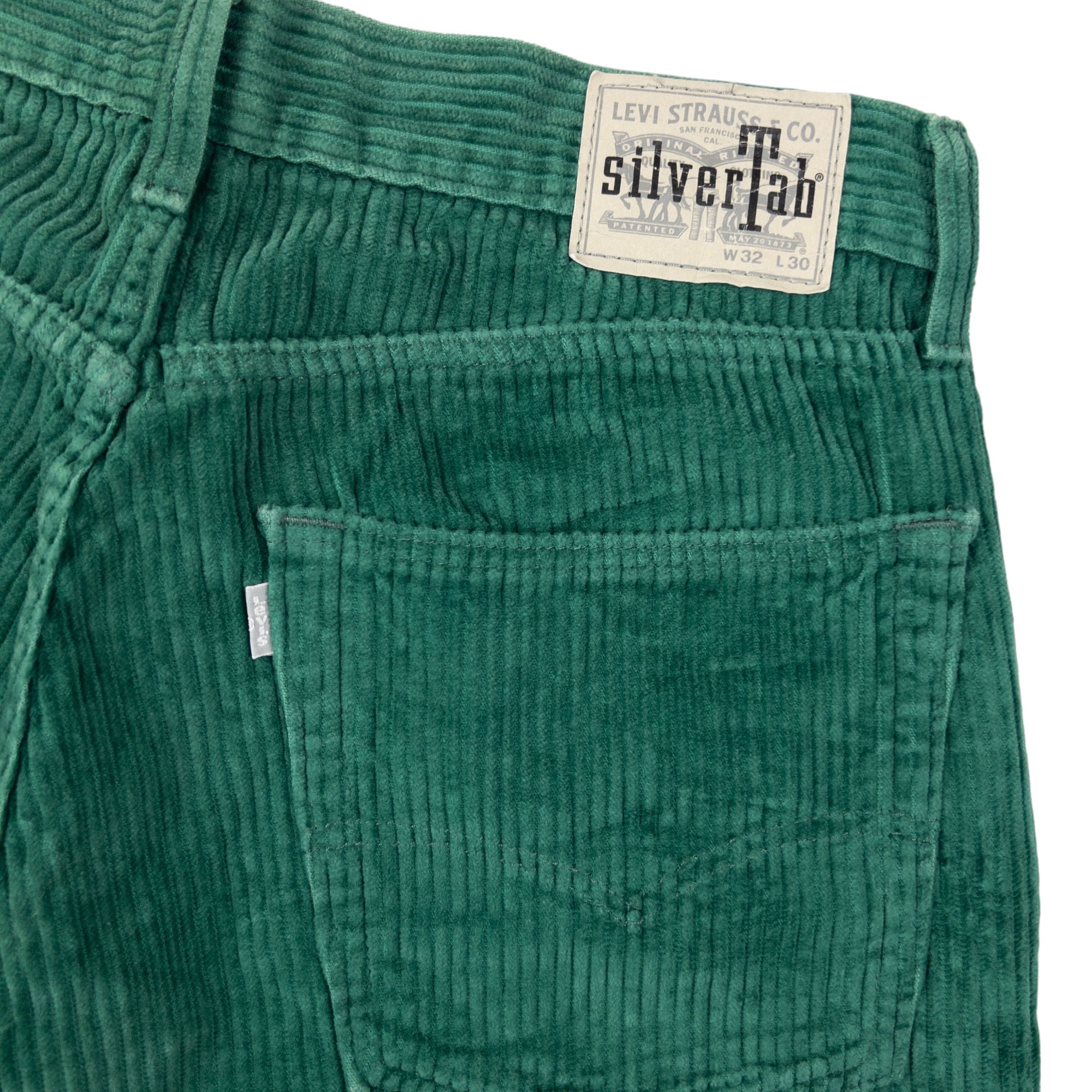 Vintage Levi's Silver Tab Baggy Corduroy Trousers Size W32