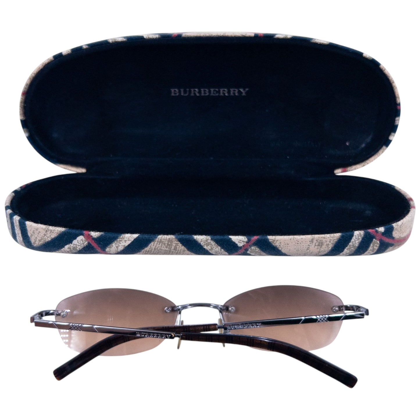 Vintage 2000s Burberry Rimless Sunglasses