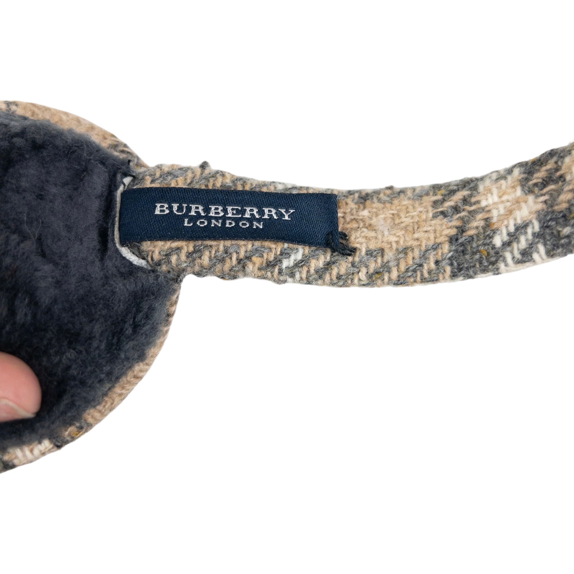 Vintage Burberry Nova Check Ear Muffs