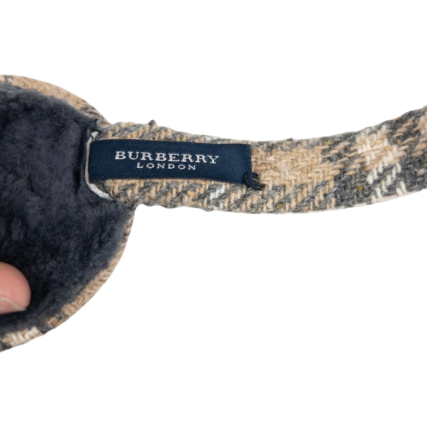 Vintage Burberry Nova Check Ear Muffs