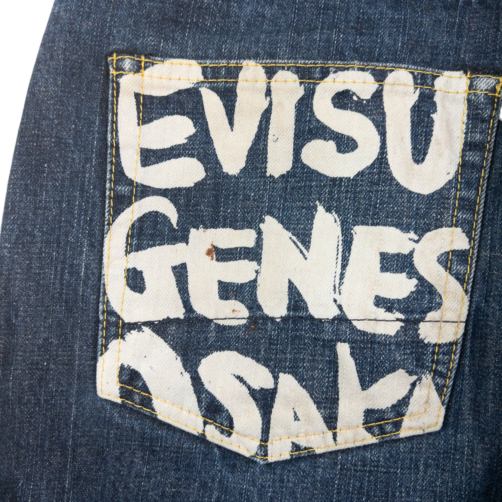 Vintage Evisu Genes Osaka Gull Japanese Denim Jeans Size W31
