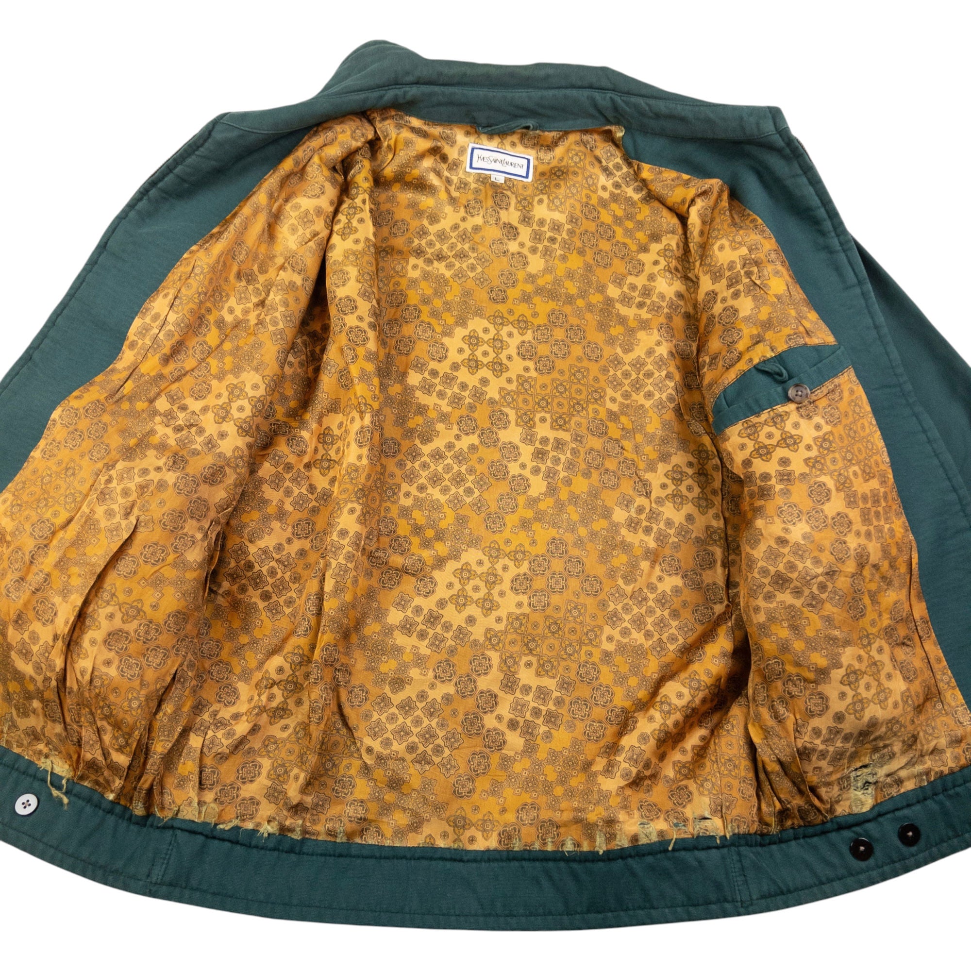 Vintage YSL Yves Saint Laurent Harrington Jacket Size M