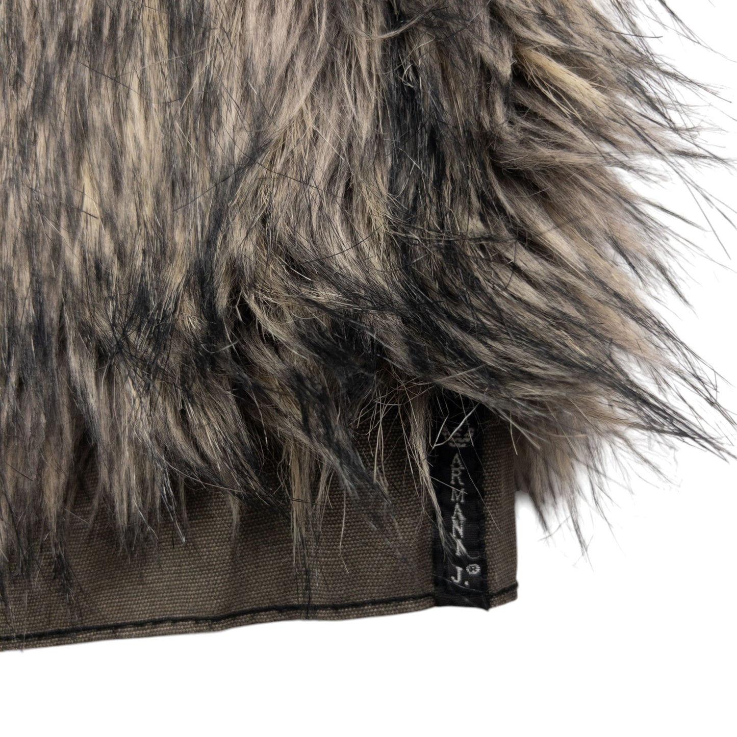 Vintage Armani Jeans Fur Gilet Womens Size S