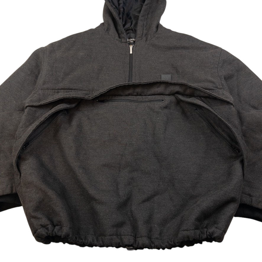 Vintage YSL Yves Saint Laurent Q Zip Padded Jacket Size XL