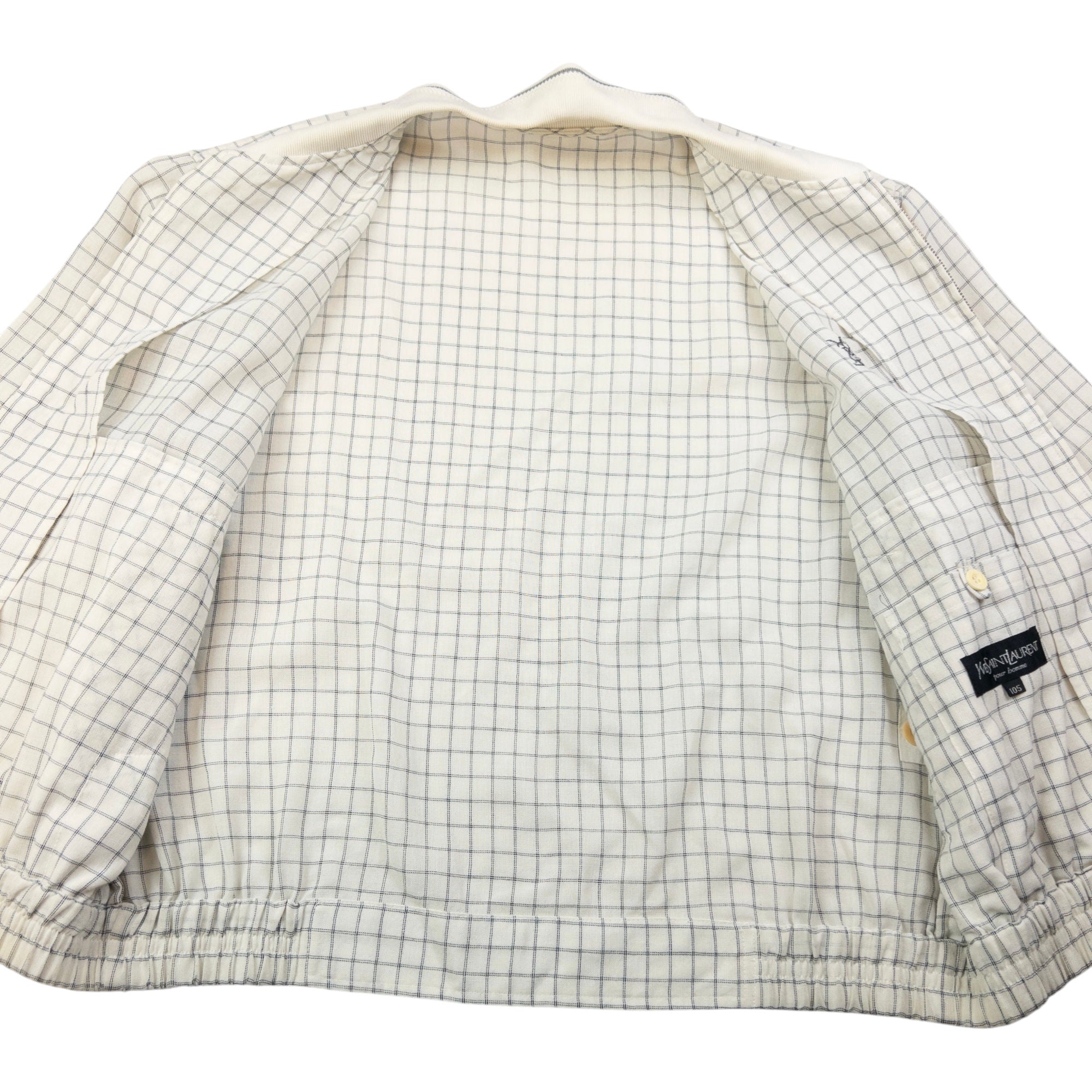 Vintage YSL Yves Saint Laurent Harrington Jacket Size L
