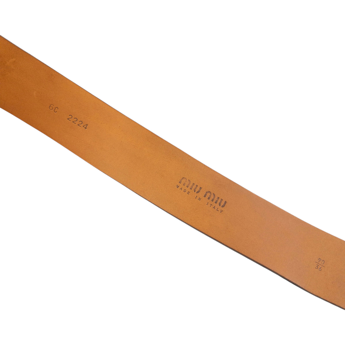 Vintage 2000sMiu Miu Leather Belt Size L