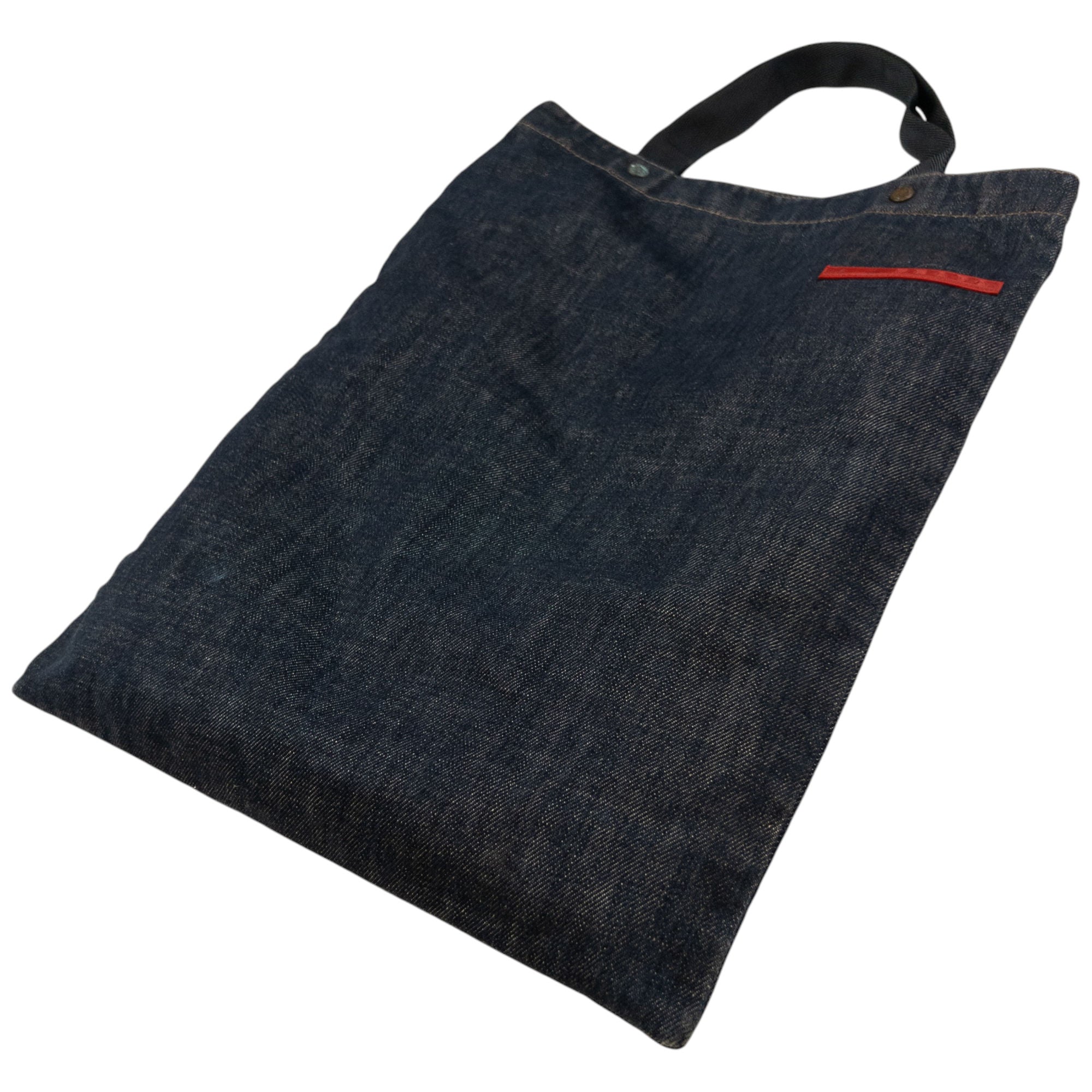 Vintage Prada Sport Denim Tote Shoulder Bag
