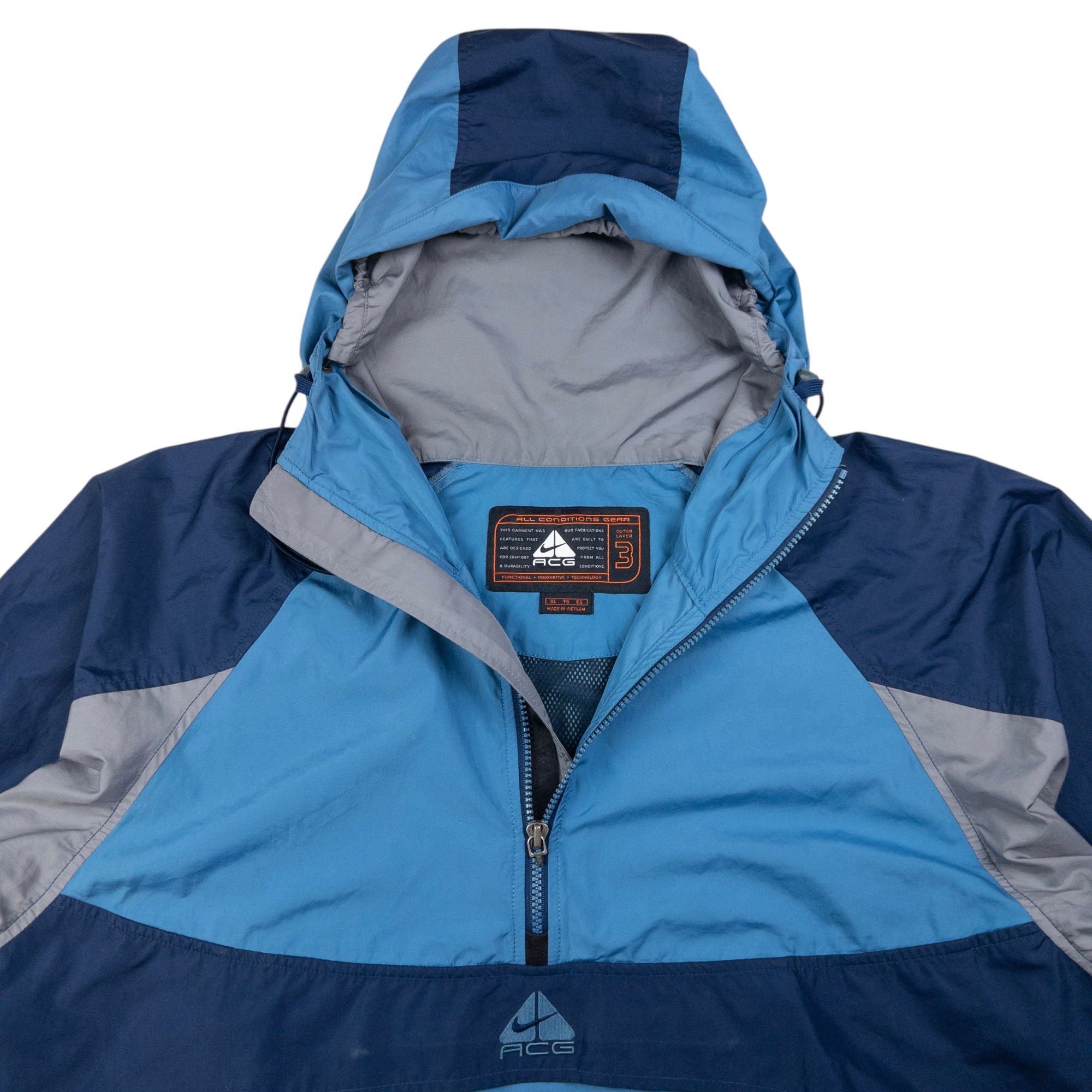 Vintage Nike ACG Lightweight Half Zip Jacket Size XL