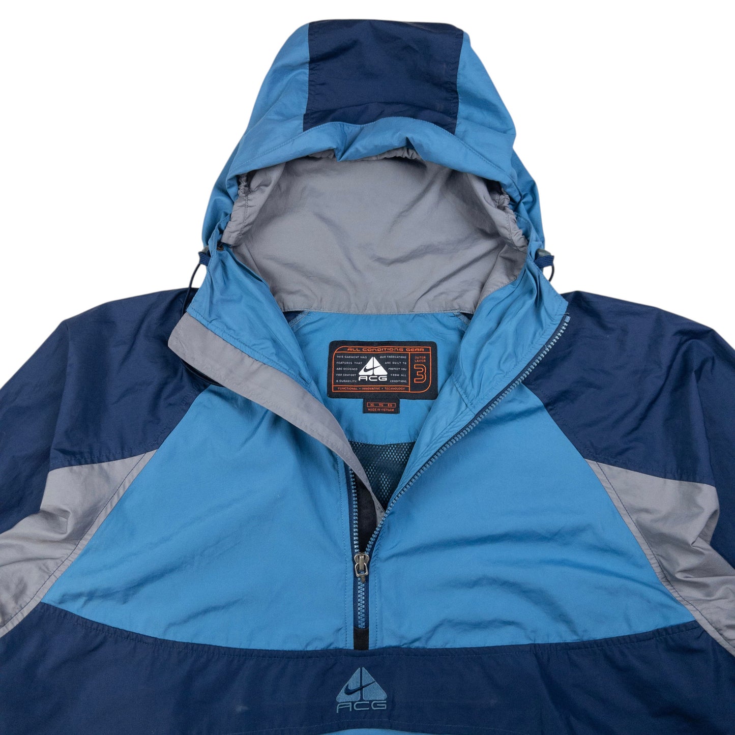 Vintage Nike ACG Lightweight Half Zip Jacket Size XL