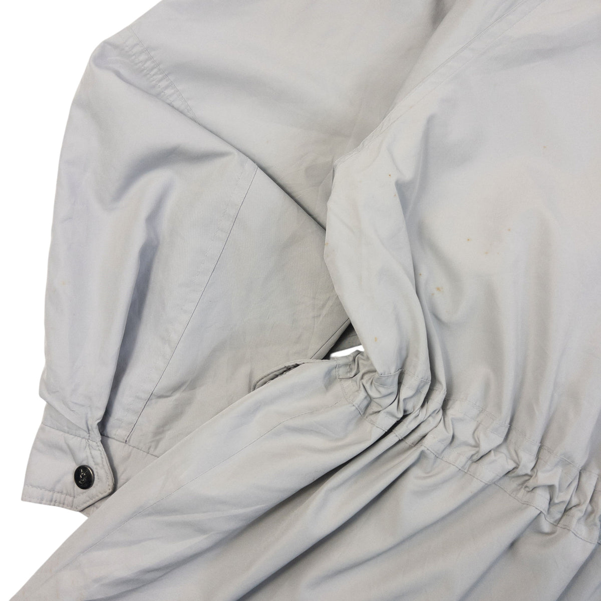 Vintage 90s YSL Yves Saint Laurent Zip Up Jacket in grey (polyester), photo 8
