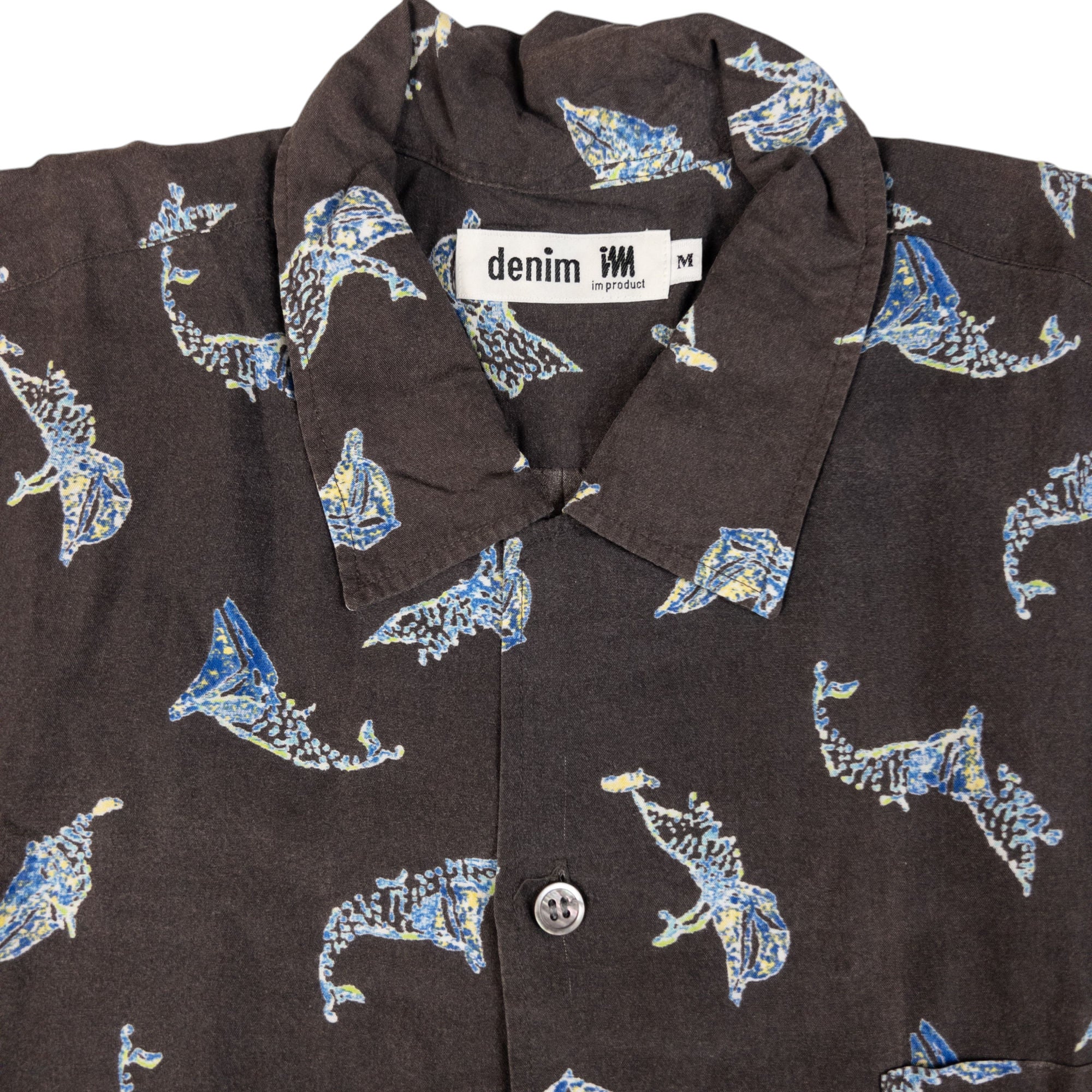 Vintage Issey Miyake Short Sleeve Button Up Shirt Size M