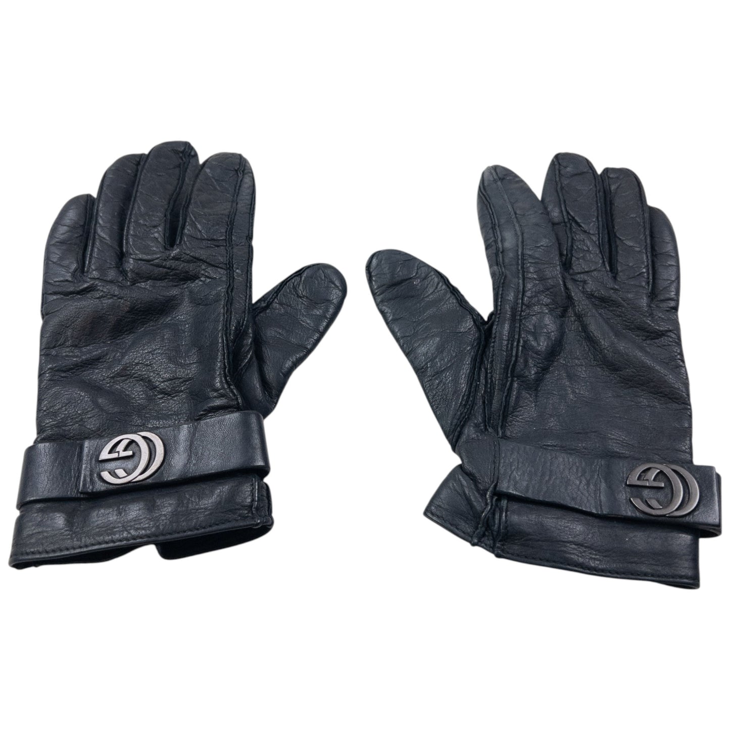 Vintage 2000s Gucci Leather Gloves