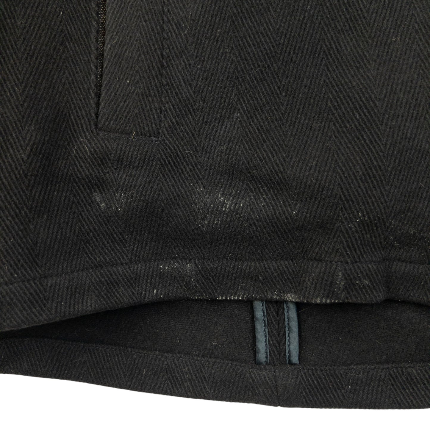 Vintage 2000s Armani Jeans Zip Up Wool Jacket Size L