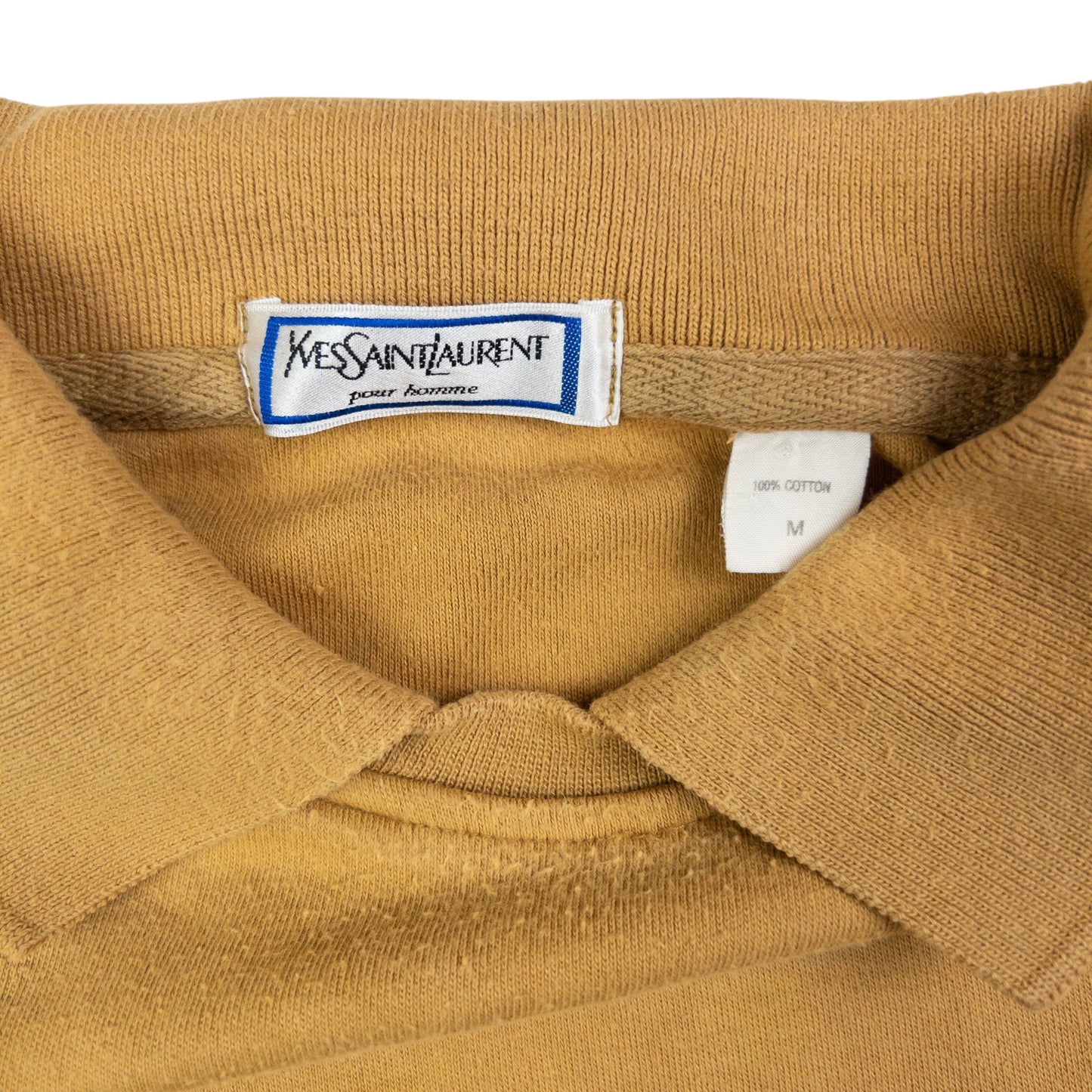 Vintage YSL Yves Saint Laurent Polo Sweatshirt Size M