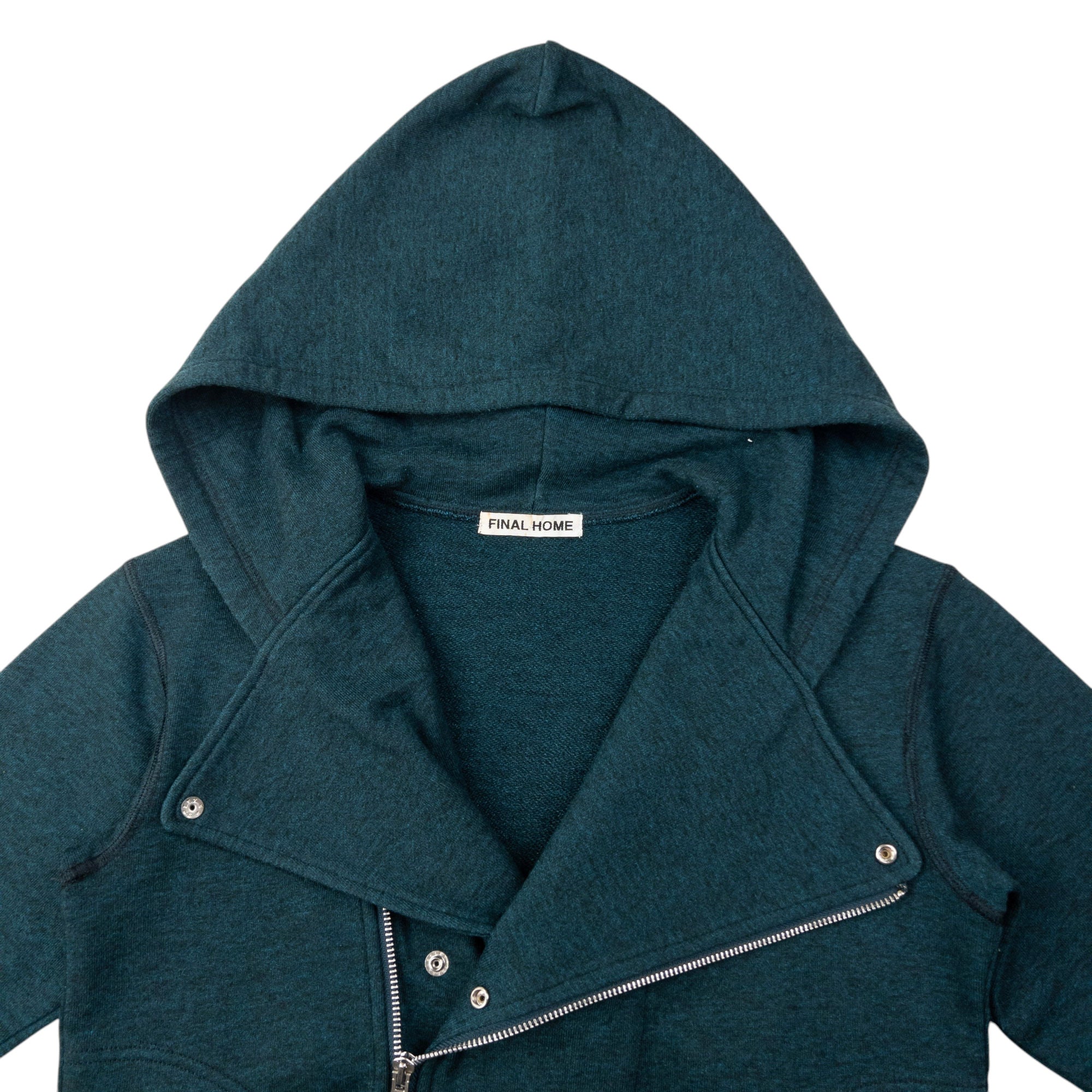 Vintage Final Home By Issey Miyake Asymmetric Zip Up Hoodie Size XS