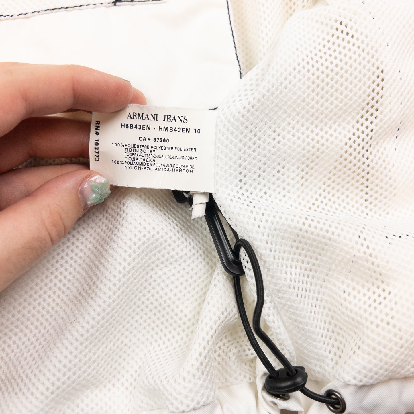 Vintage Armani Jeans Zip Up Jacket Size M