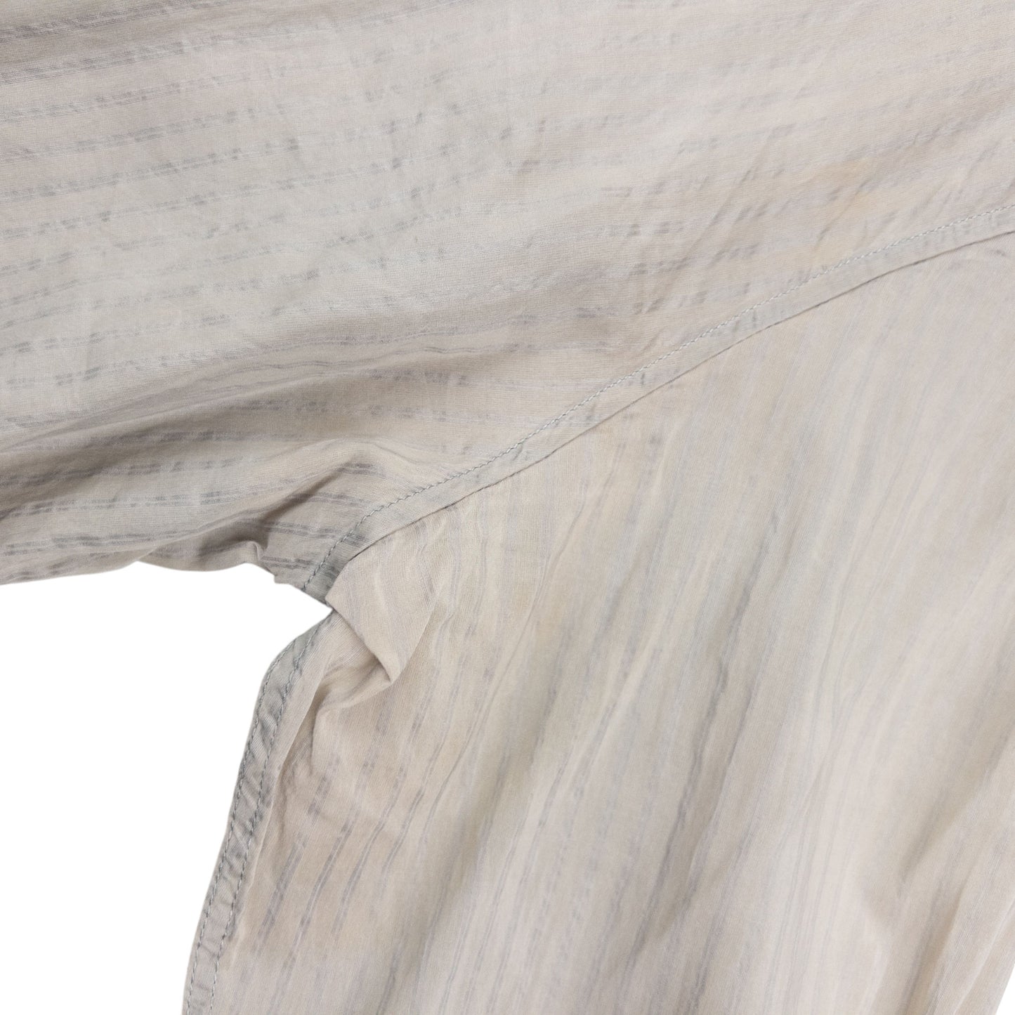 Vintage Gucci Striped Silk Long Sleeve Button Up Shirt Size M