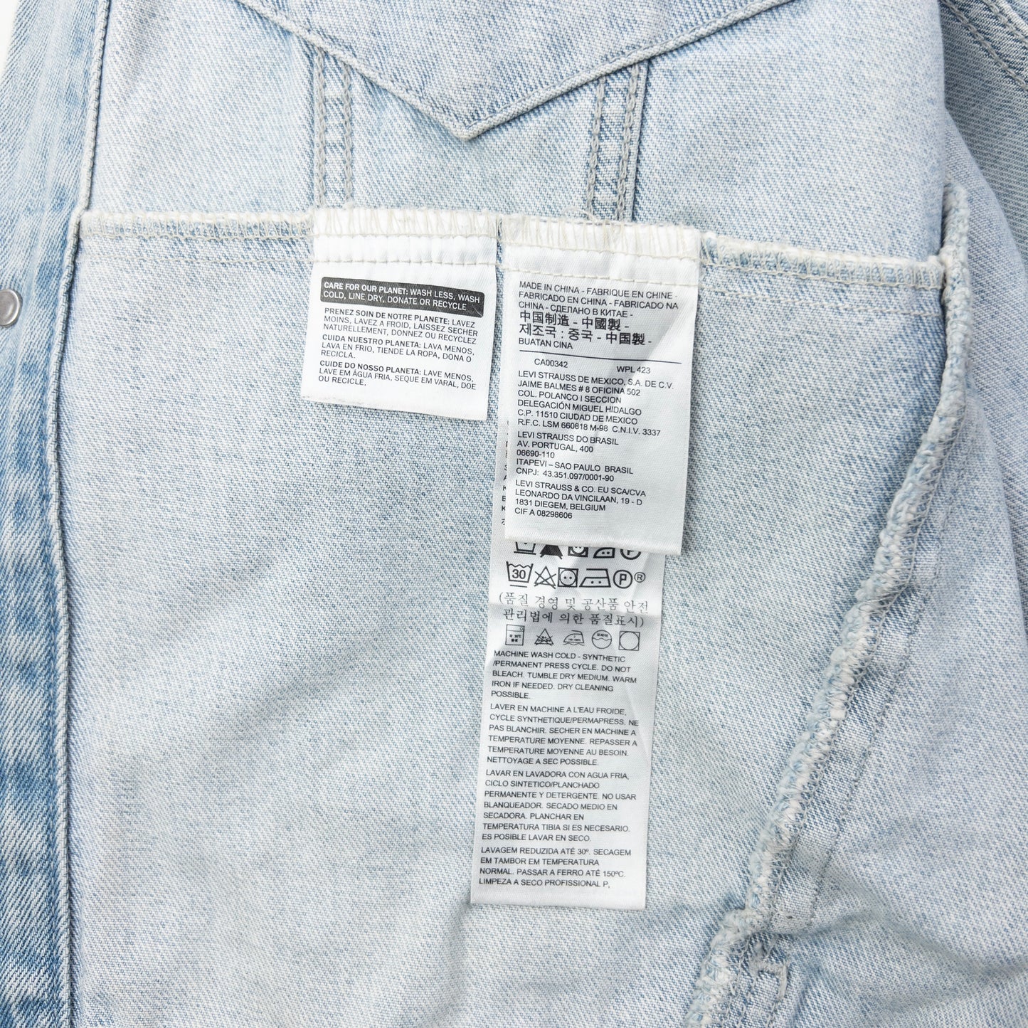 Vintage 2000s Levi's Silver Tab Button Up Denim Jacket Size XL