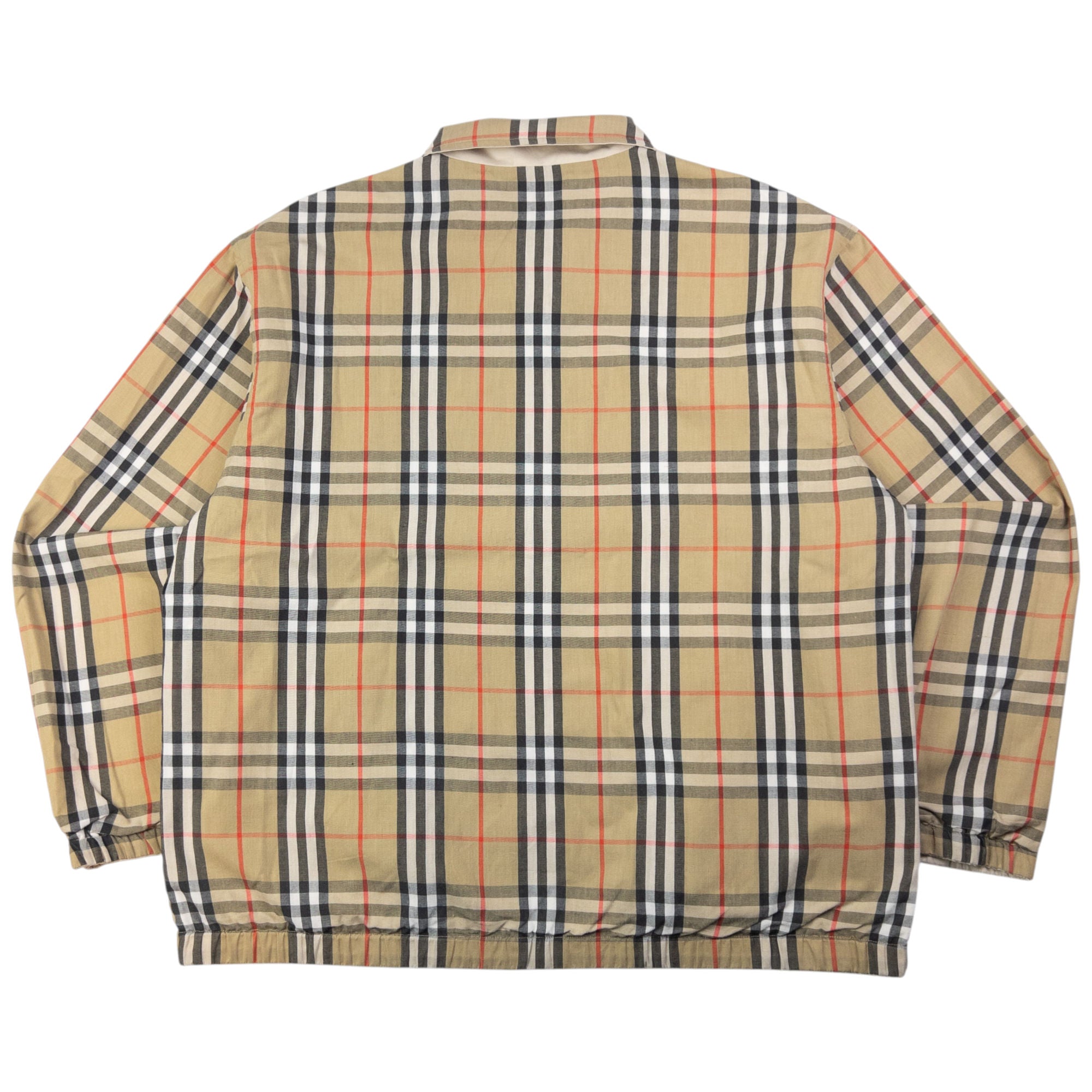 Vintage Burberry Nova Check Reversible Zip Up Jacket Size L