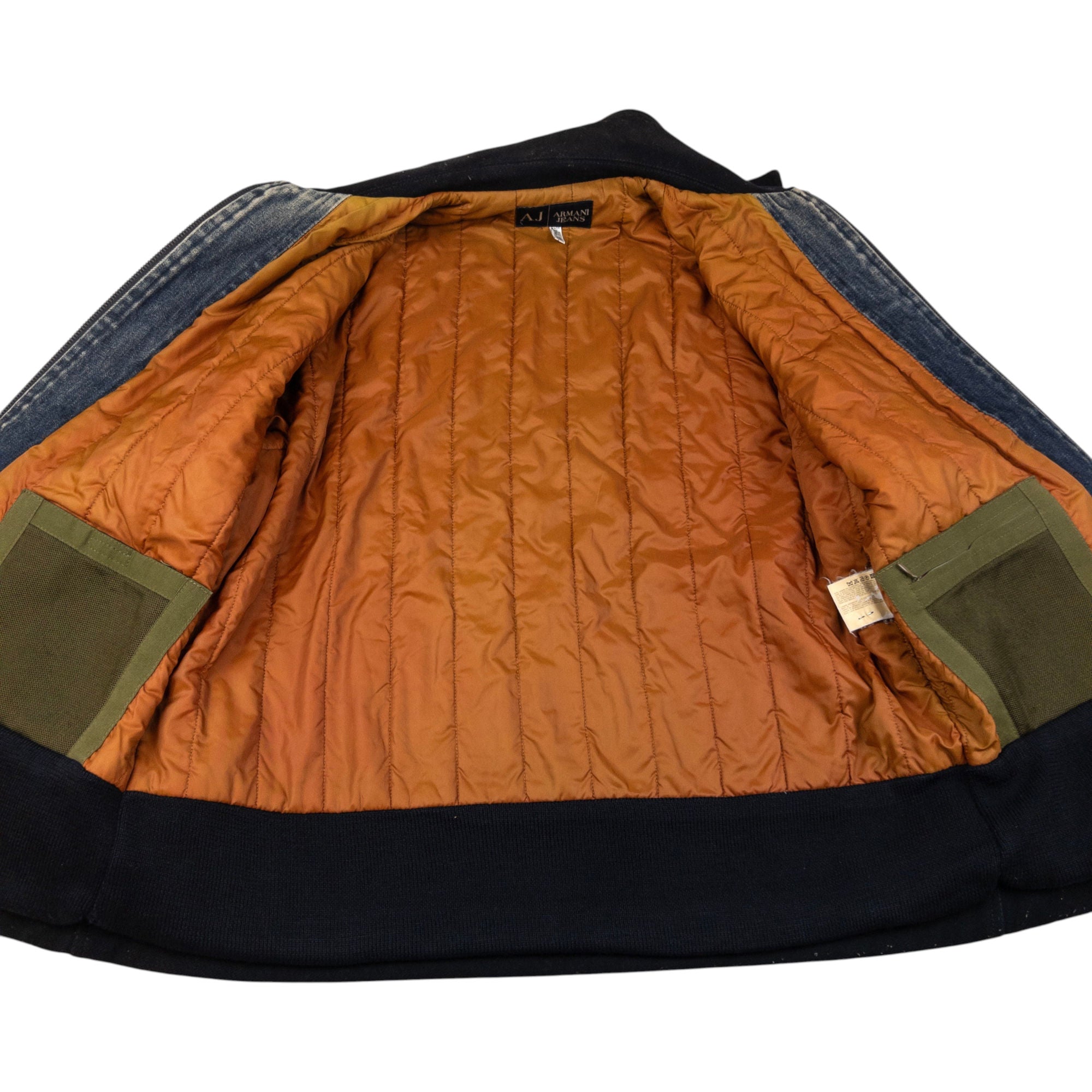 Vintage Armani Jeans Padded Jacket Size L