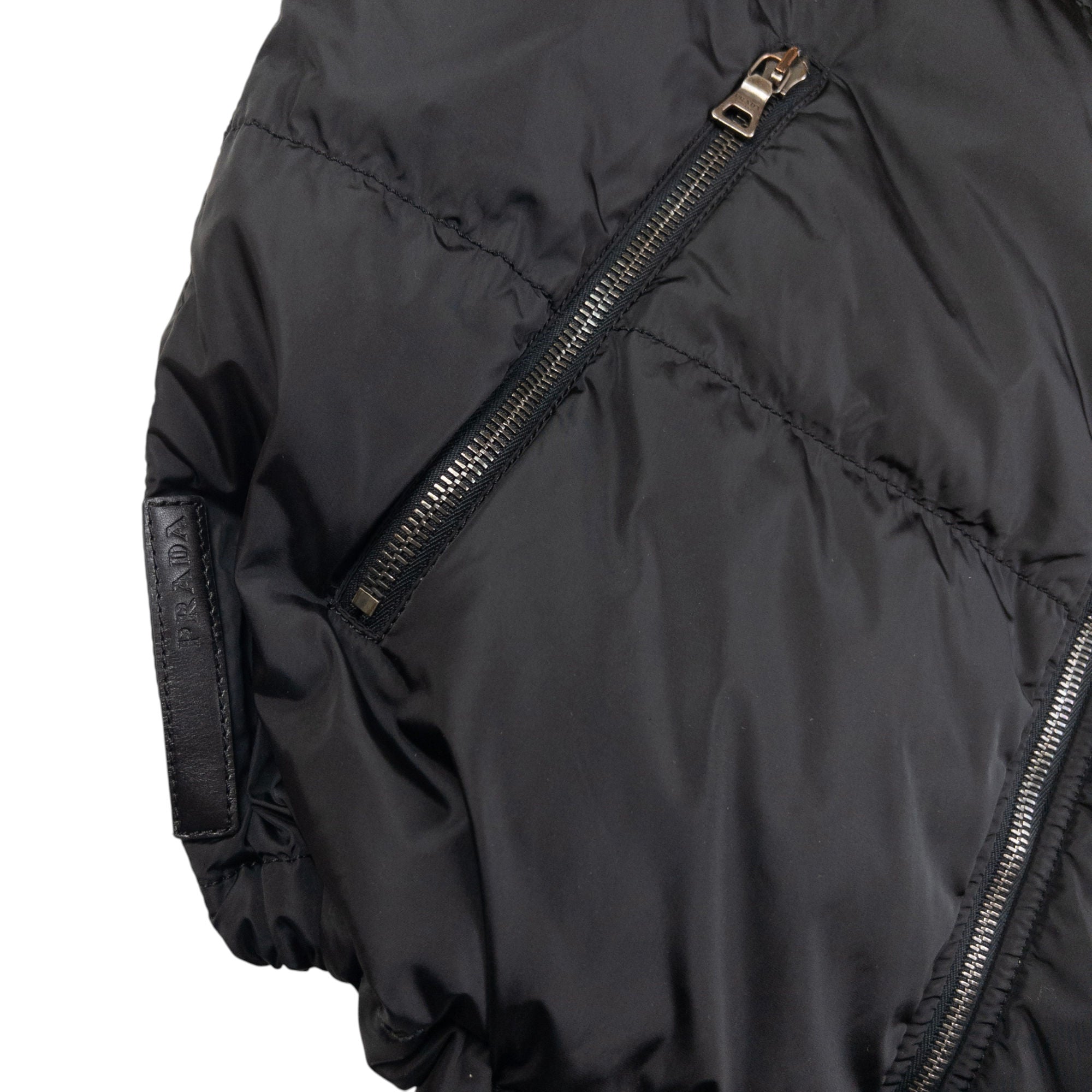 Vintage Prada Sport Zip Up Puffer Gilet Size S