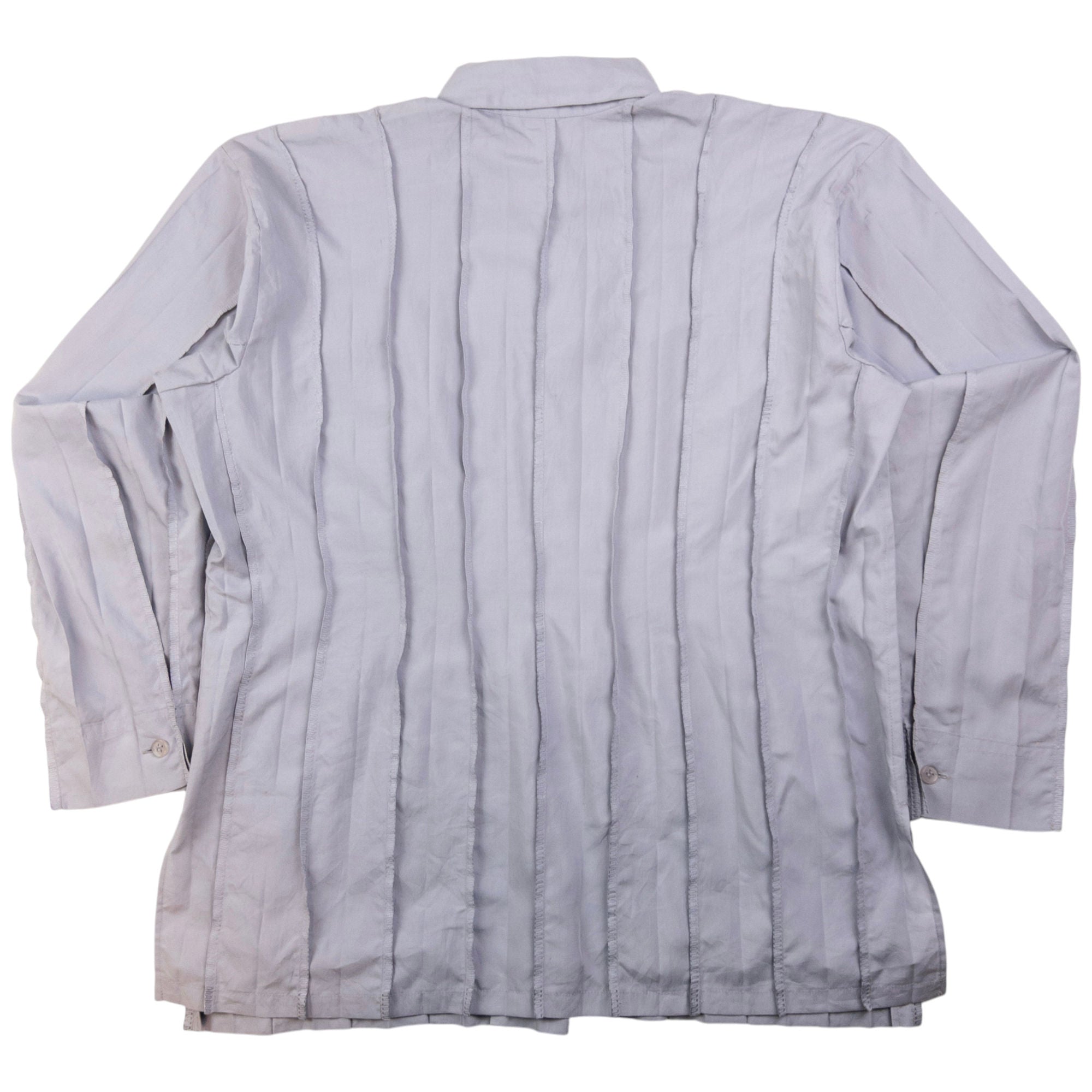 Vintage Issey Miyake Reverse Seam Long Sleeve Button Up Shirt Size M