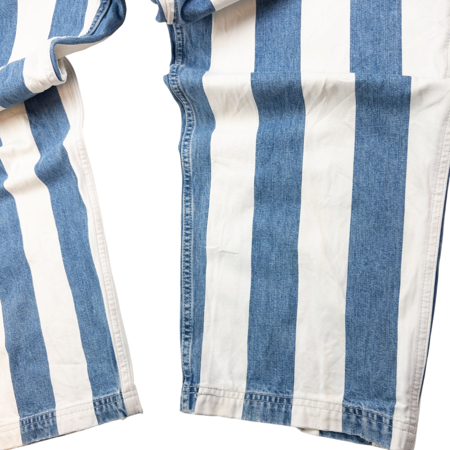 Vintage Levi's Silver Tab Striped Dungarees Size M