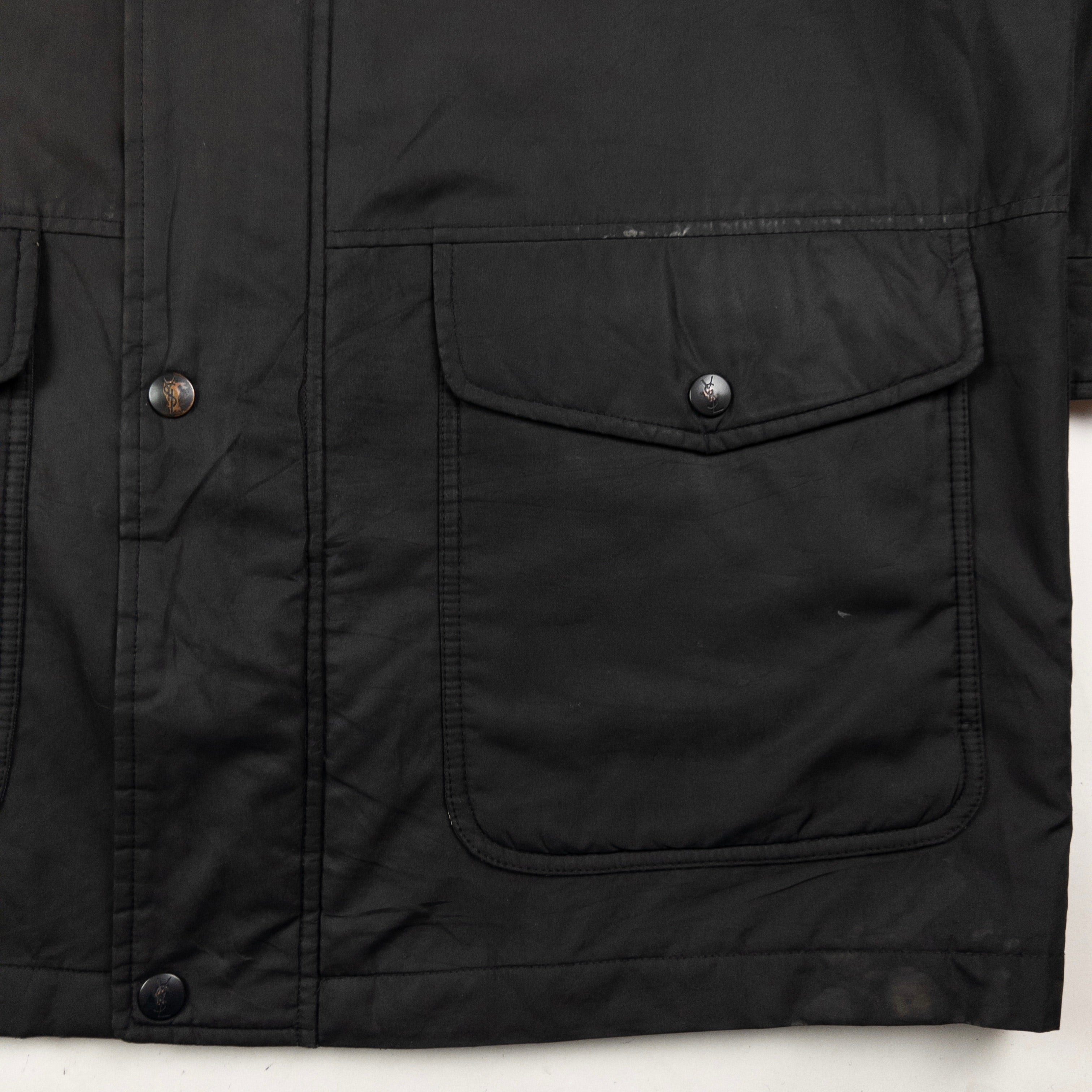 Vintage YSL Yves Saint Laurent Rain Jacket Size L