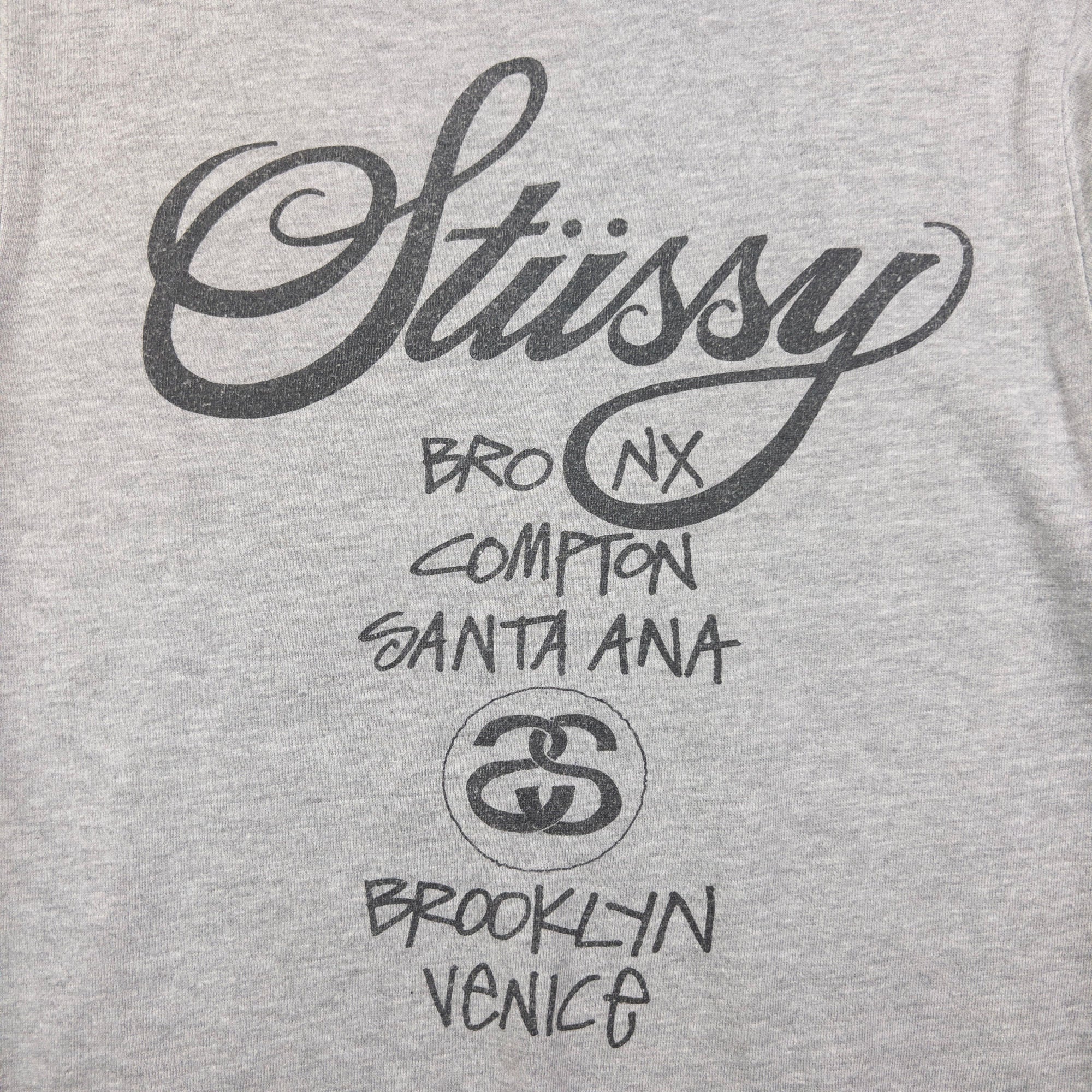 Vintage Stussy World Tour Graphic Sweatshirt Size S