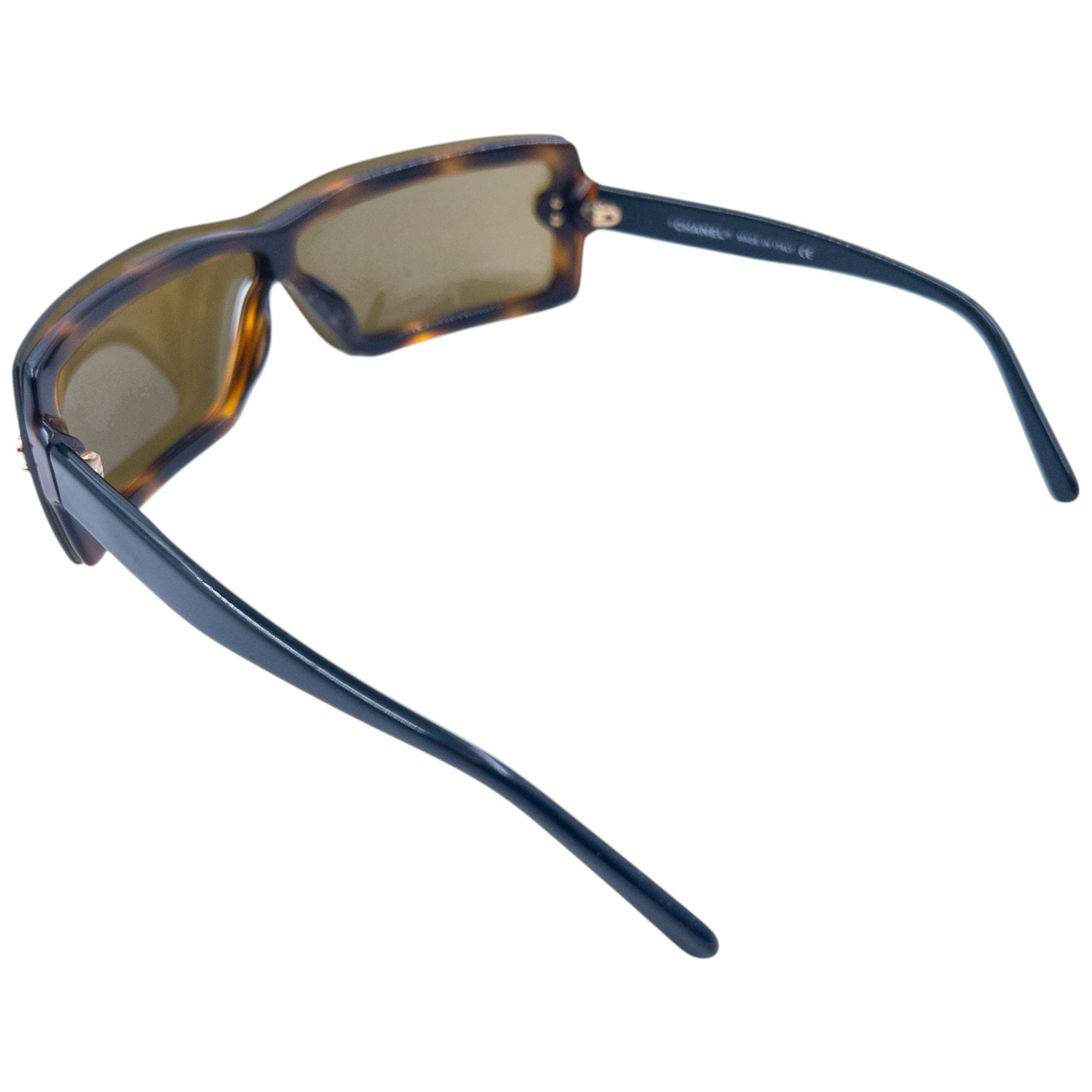 Vintage Chanel Layered Tortoise Shell Sunglasses