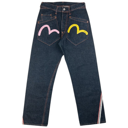 Vintage Evisu Four Gull Japanese Denim Jeans Size W28