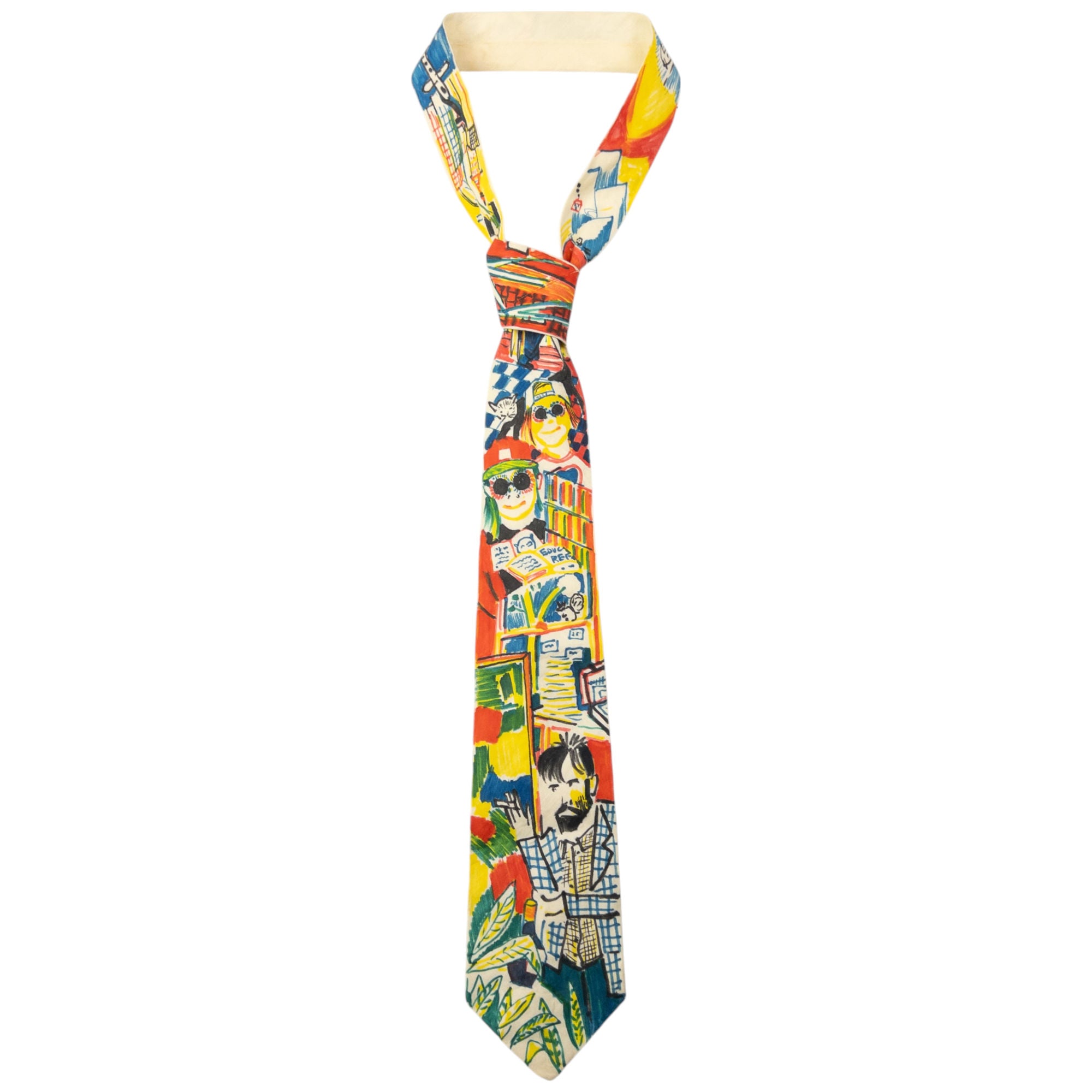 Vintage Issey Miyake Print Tie