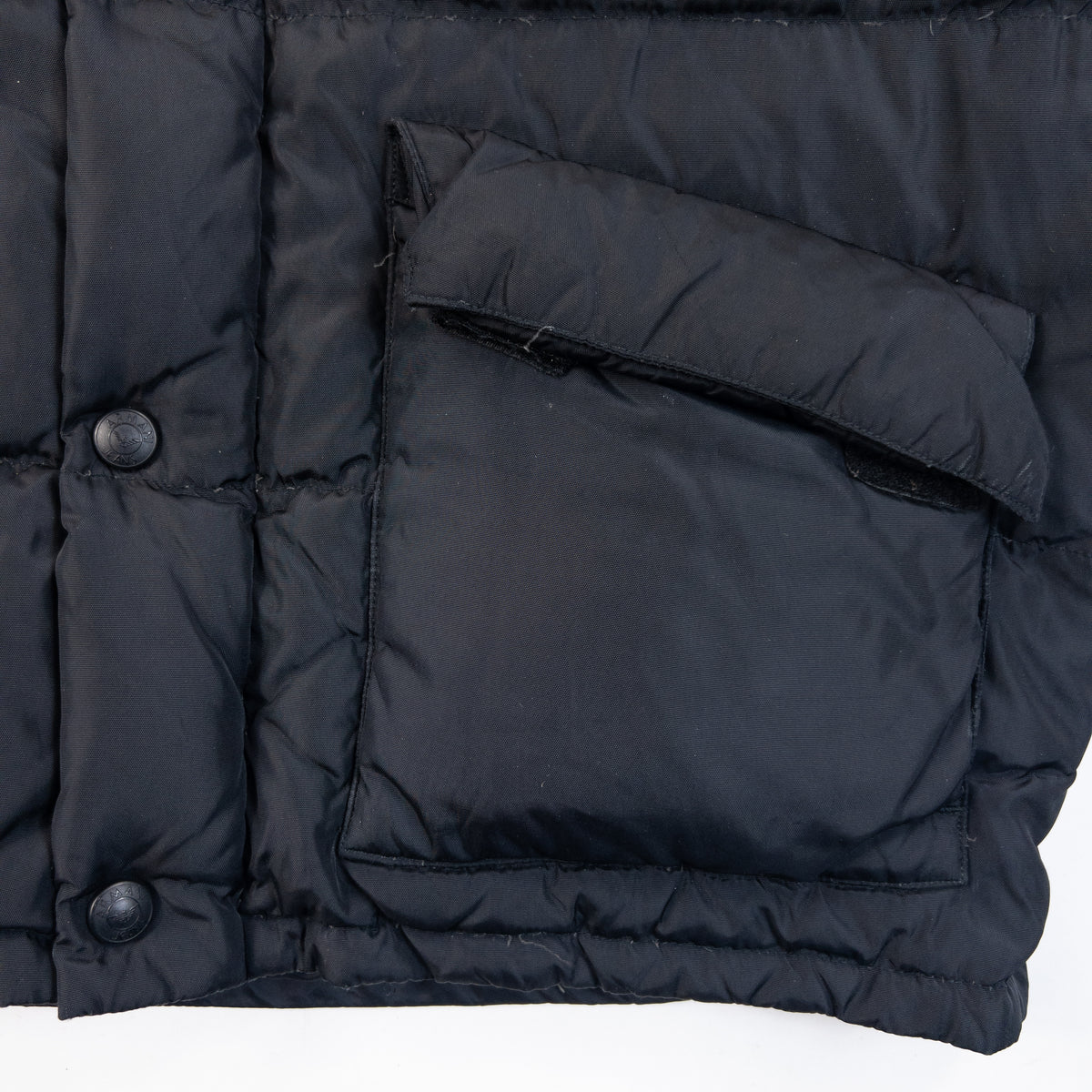 Vintage 90s Armani Jeans Zip Up Puffer Jacket Womens Size S