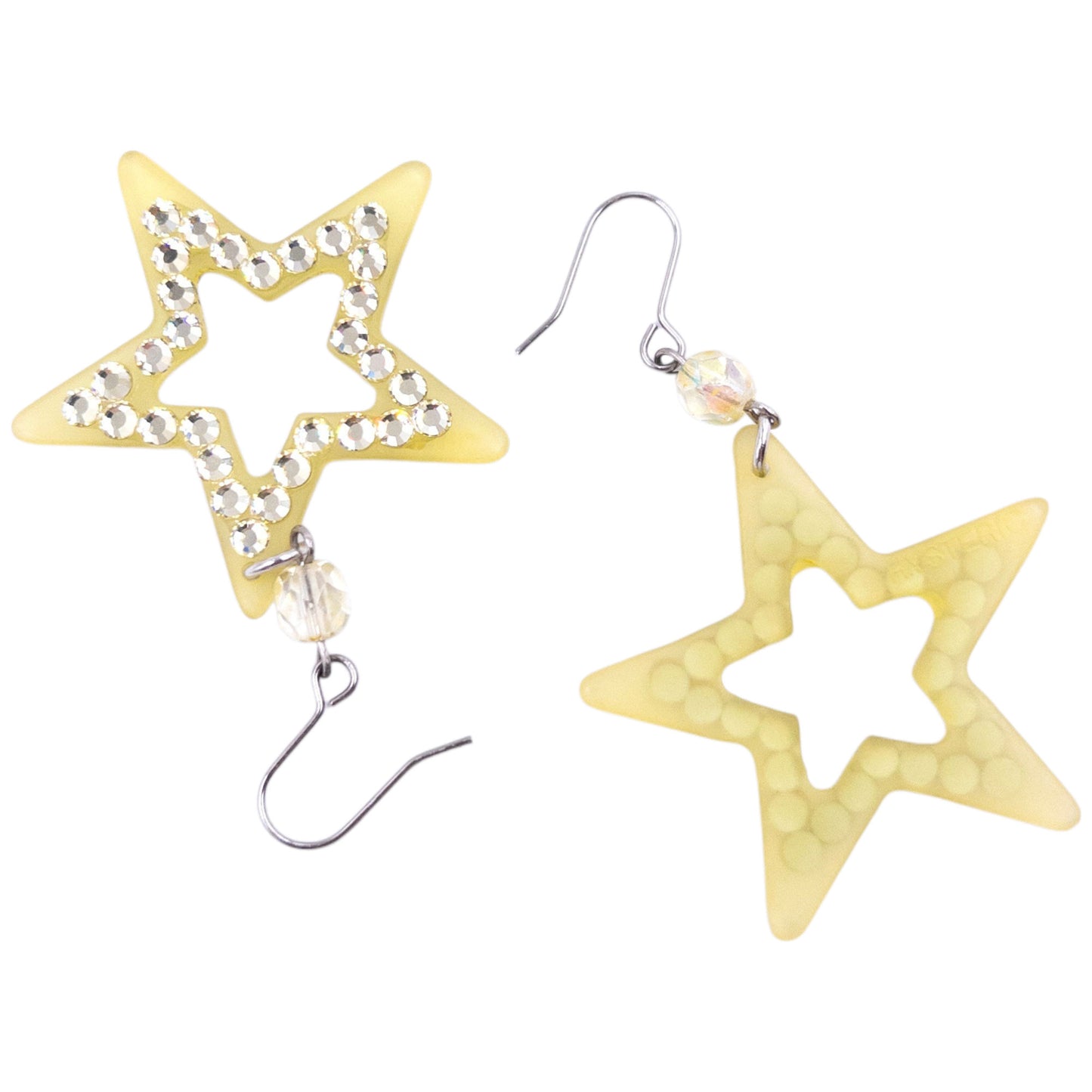 Vintage Hysteric Glamour Diamonte Star Earrings