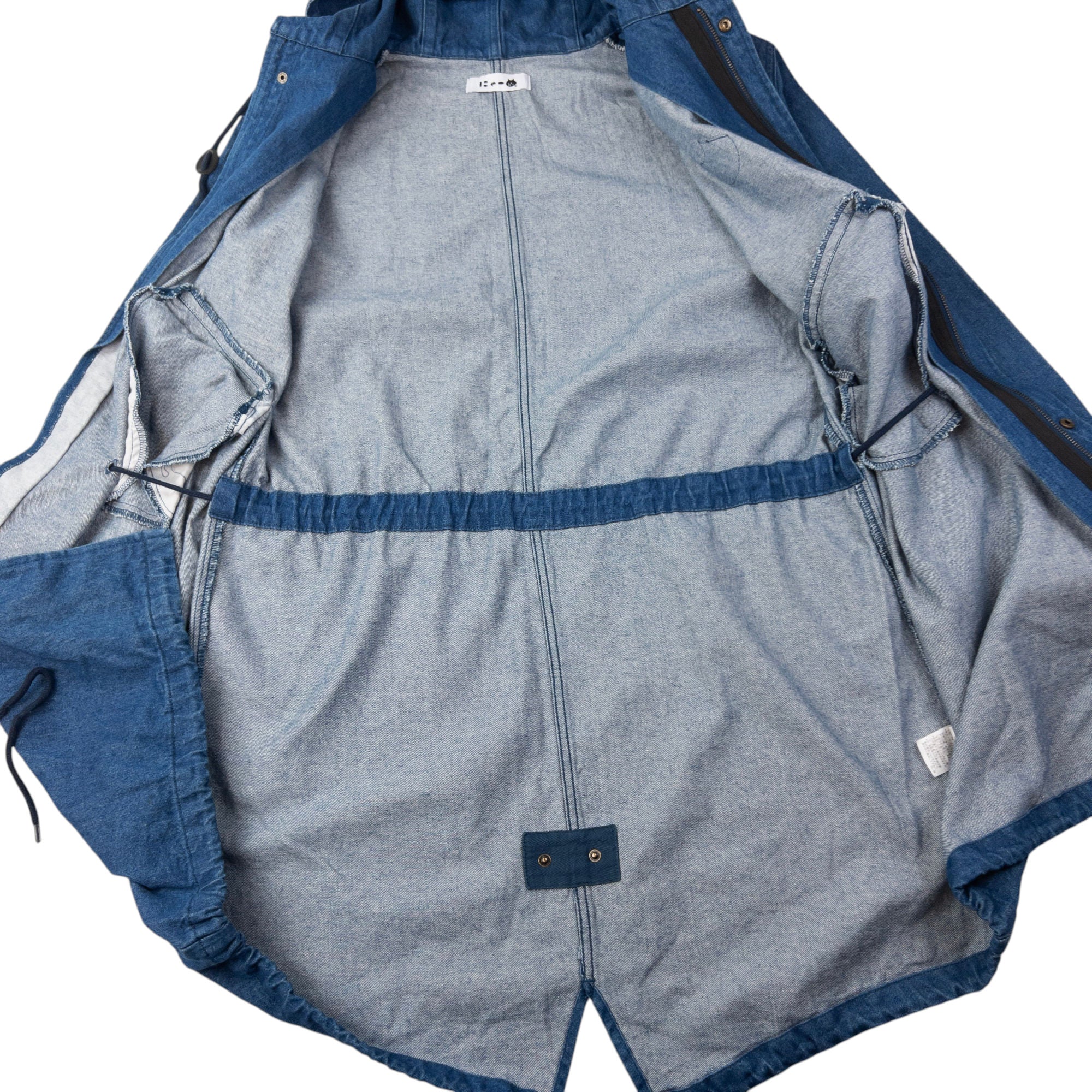 Vintage Ne-Net By Issey Miyake Zip Up Denim Jacket Size L